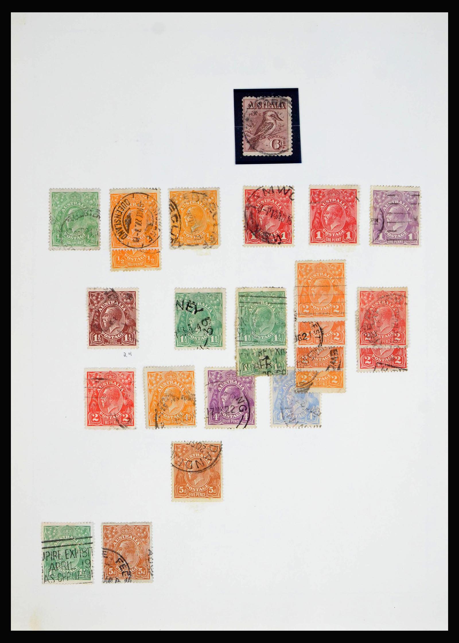 40080 0003 - Postzegelverzameling 40080 Australië 1913-1986.