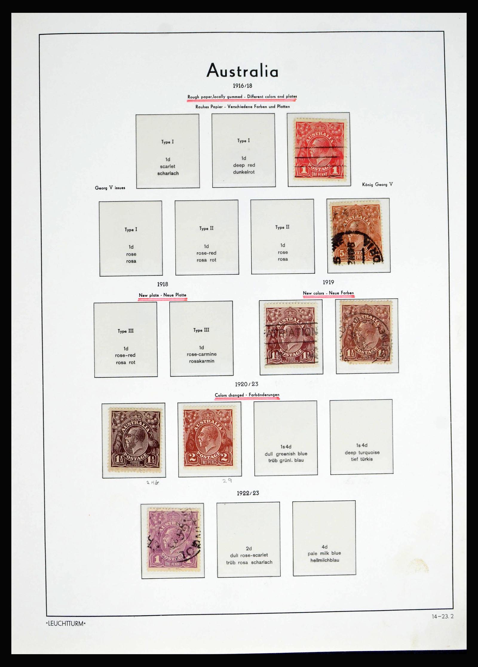 40080 0008 - Postzegelverzameling 40080 Australië 1913-1986.
