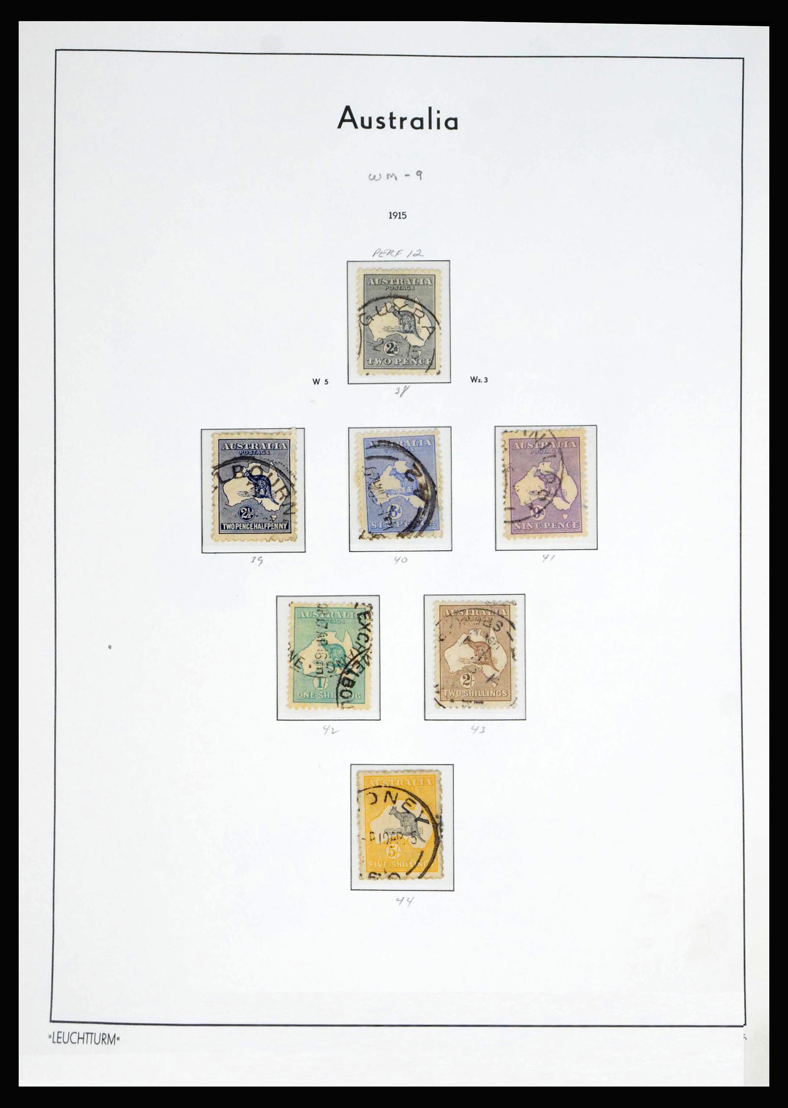 40080 0010 - Postzegelverzameling 40080 Australië 1913-1986.