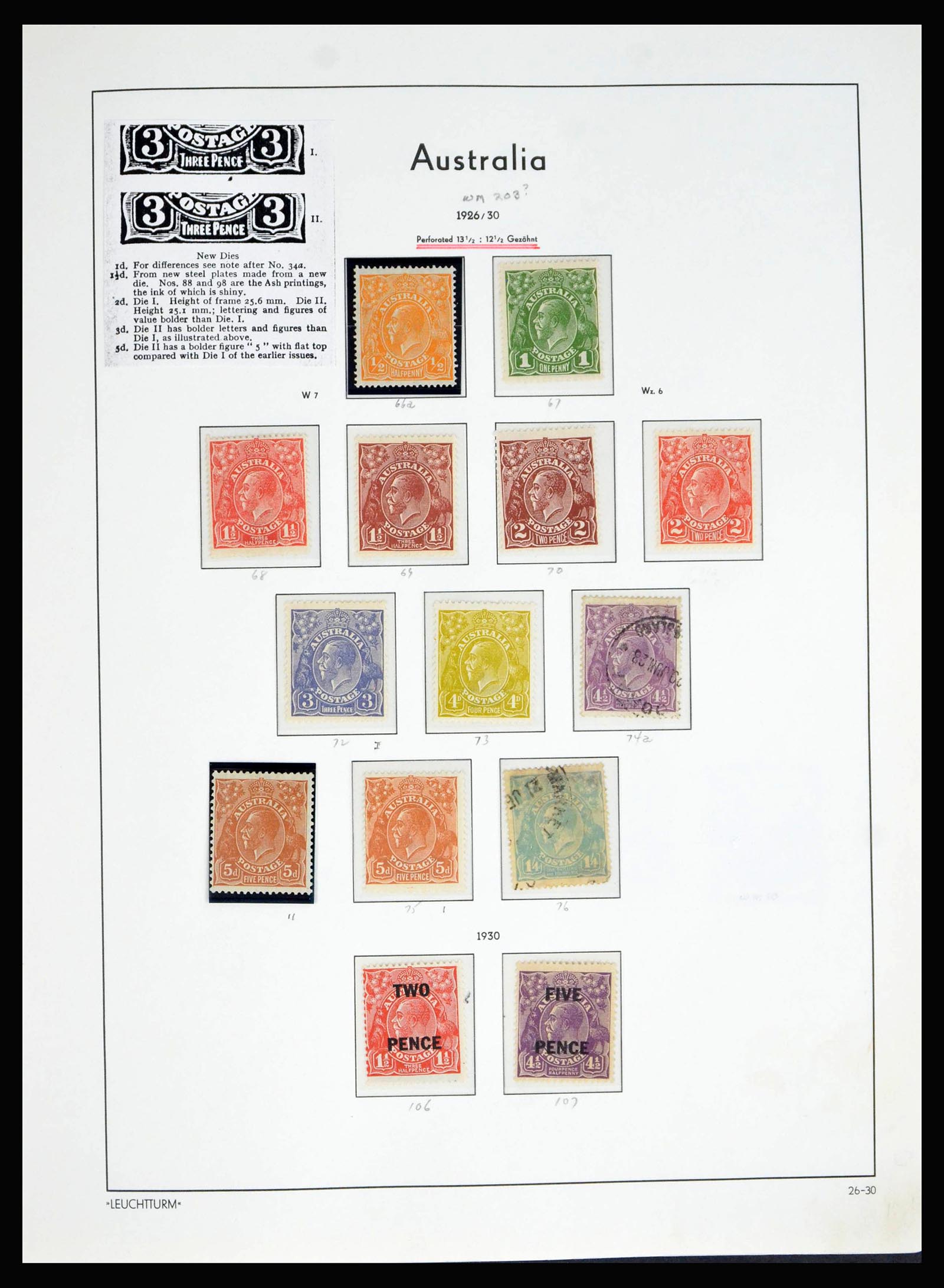 40080 0018 - Postzegelverzameling 40080 Australië 1913-1986.