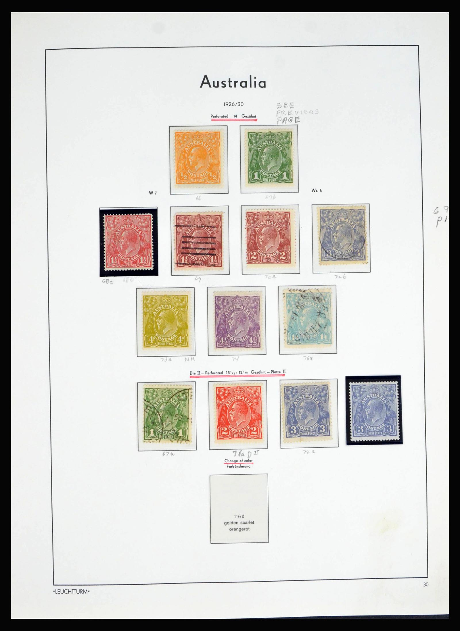 40080 0020 - Postzegelverzameling 40080 Australië 1913-1986.