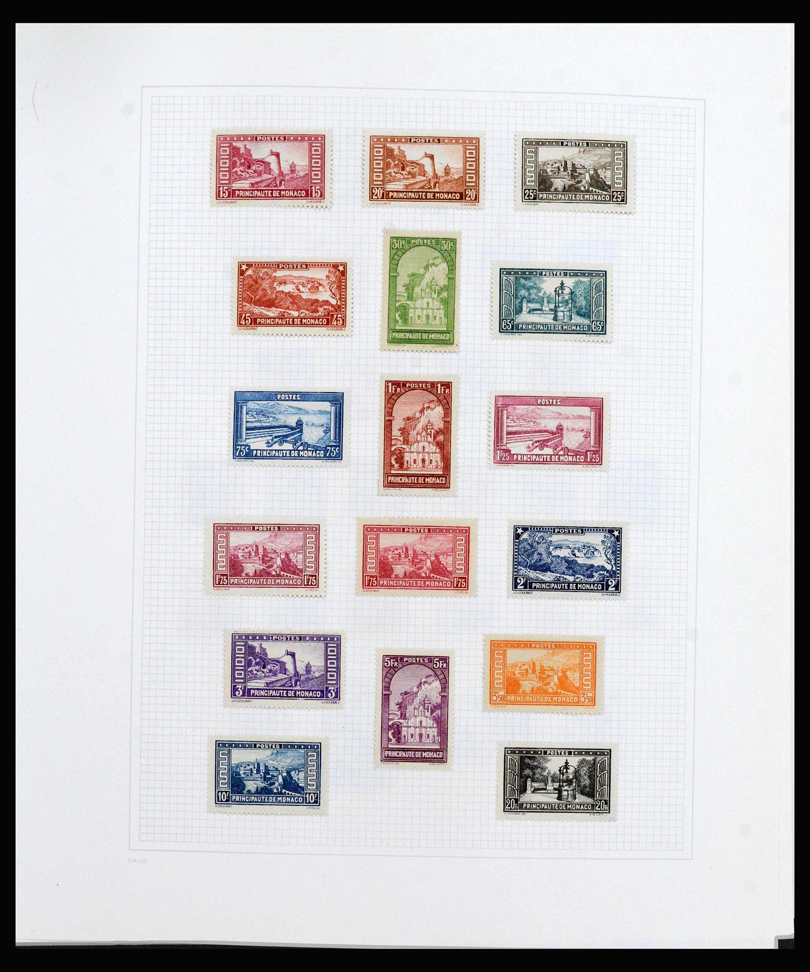40084 0007 - Postzegelverzameling 40084 Monaco 1885-1998.