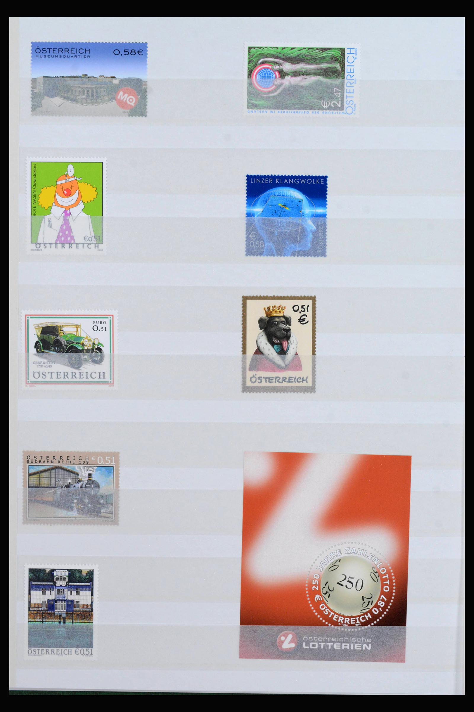 40087 0002 - Postzegelverzameling 40087 Oostenrijk 2003-2007.