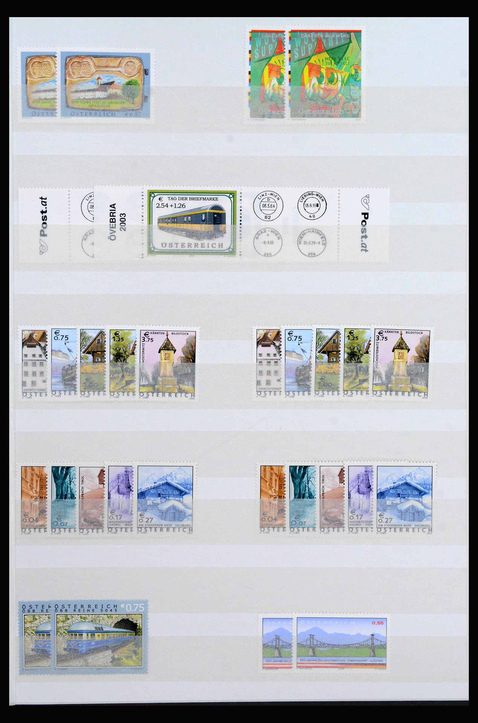 40087 0005 - Postzegelverzameling 40087 Oostenrijk 2003-2007.