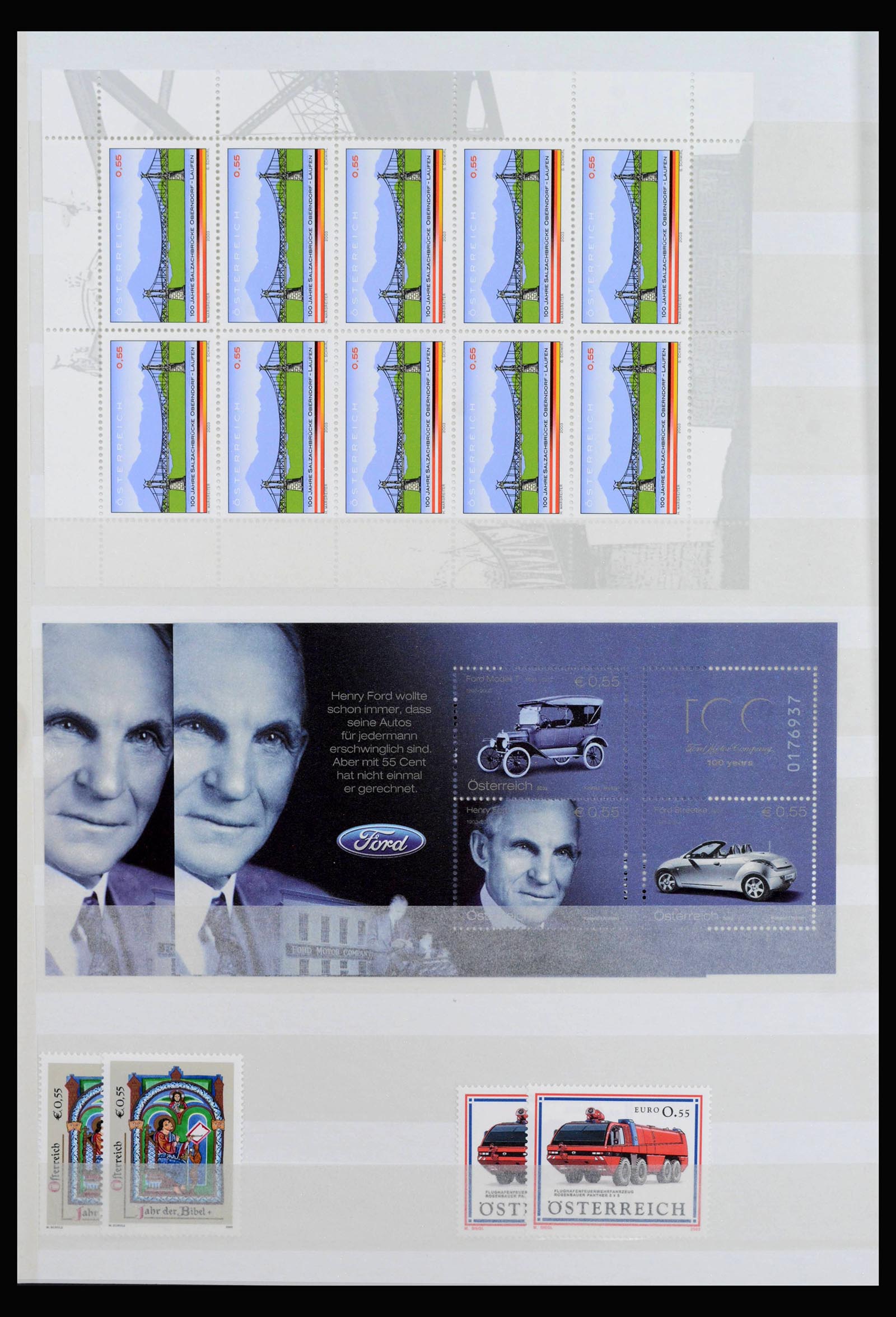 40087 0006 - Postzegelverzameling 40087 Oostenrijk 2003-2007.