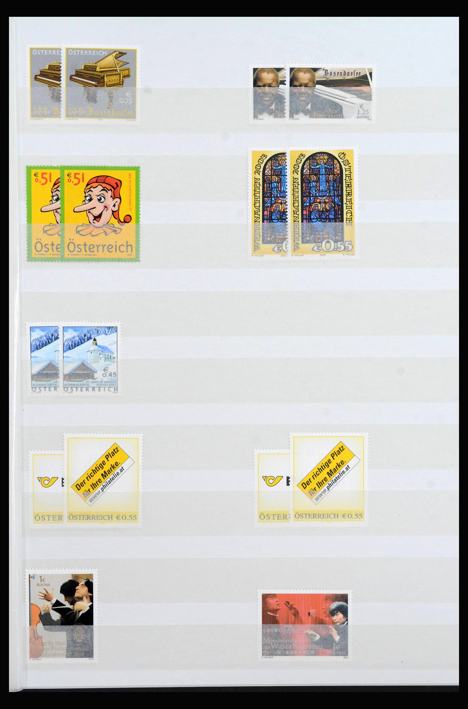 40087 0009 - Postzegelverzameling 40087 Oostenrijk 2003-2007.