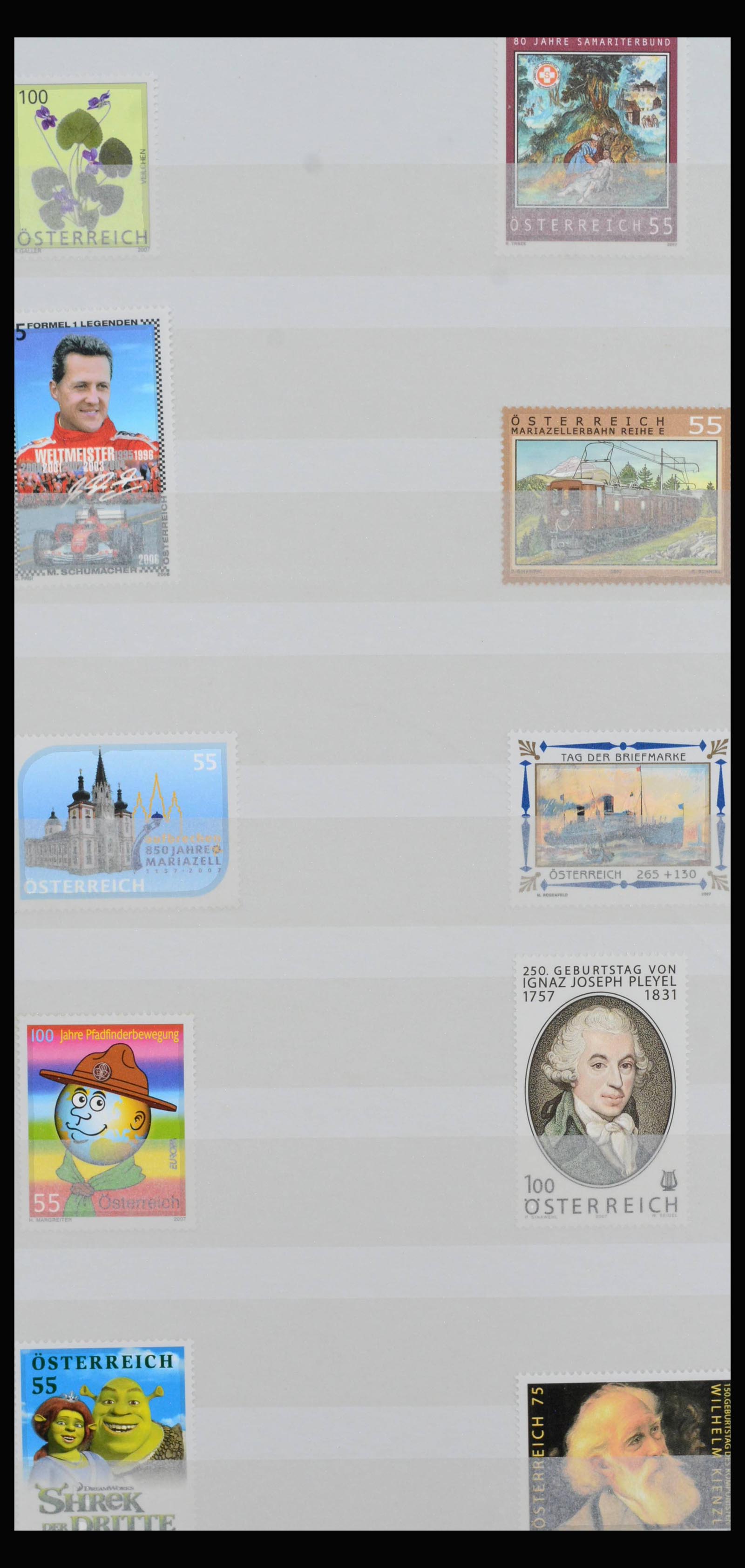 40087 0018 - Postzegelverzameling 40087 Oostenrijk 2003-2007.