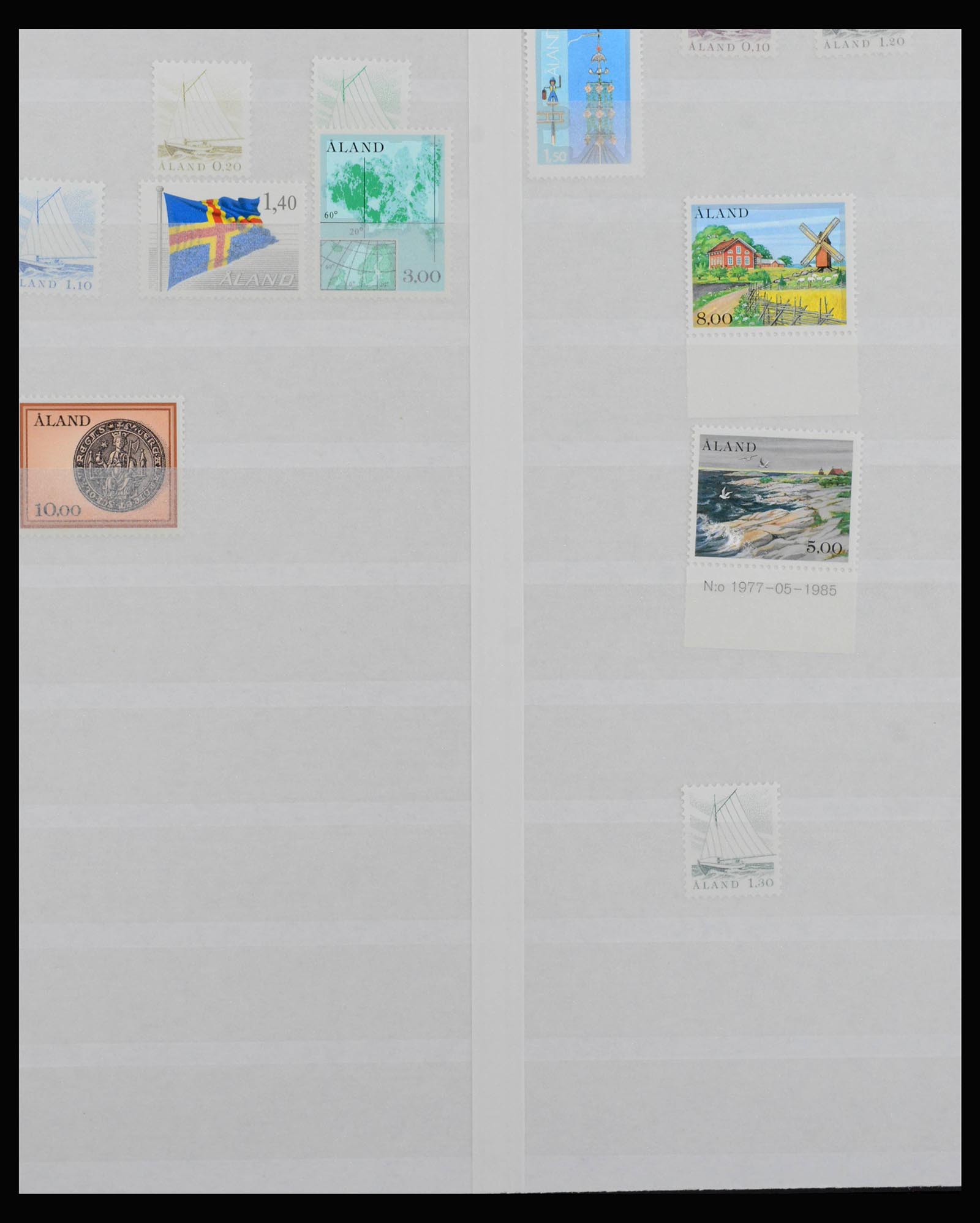 40088 0001 - Postzegelverzameling 40088 Aland 1984-2018.