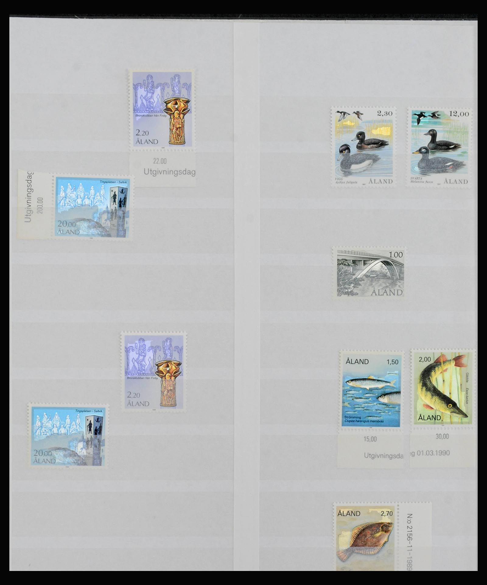 40088 0002 - Postzegelverzameling 40088 Aland 1984-2018.