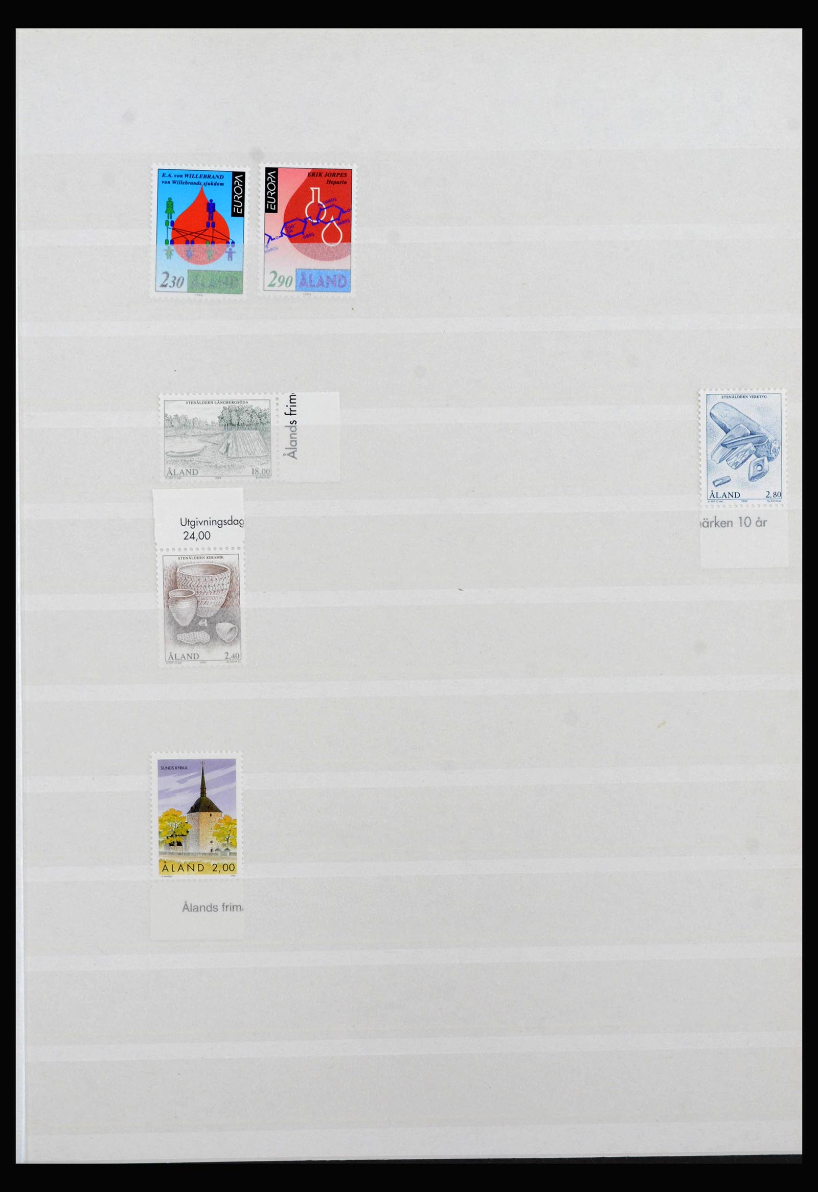 40088 0009 - Postzegelverzameling 40088 Aland 1984-2018.