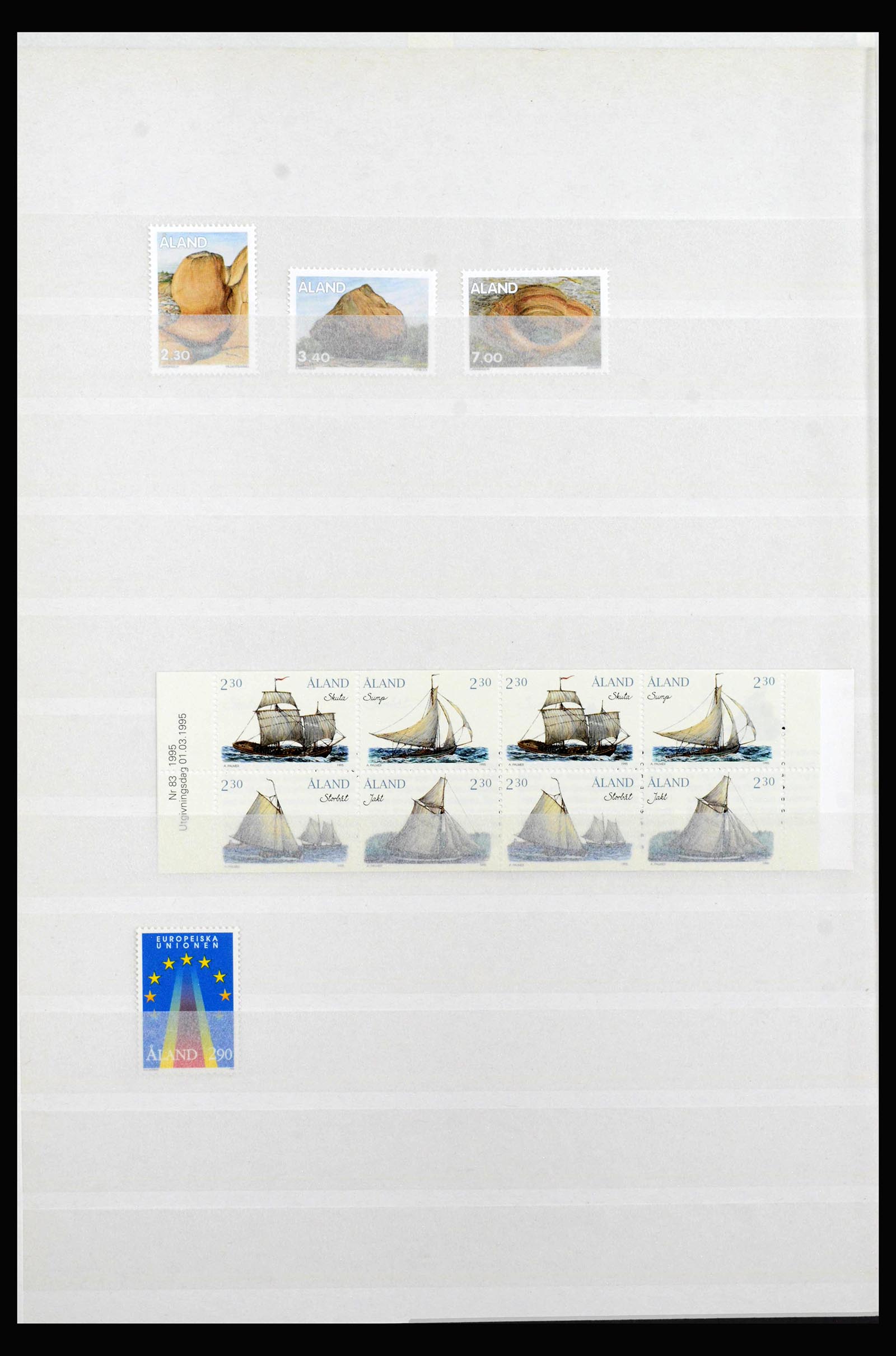 40088 0010 - Postzegelverzameling 40088 Aland 1984-2018.
