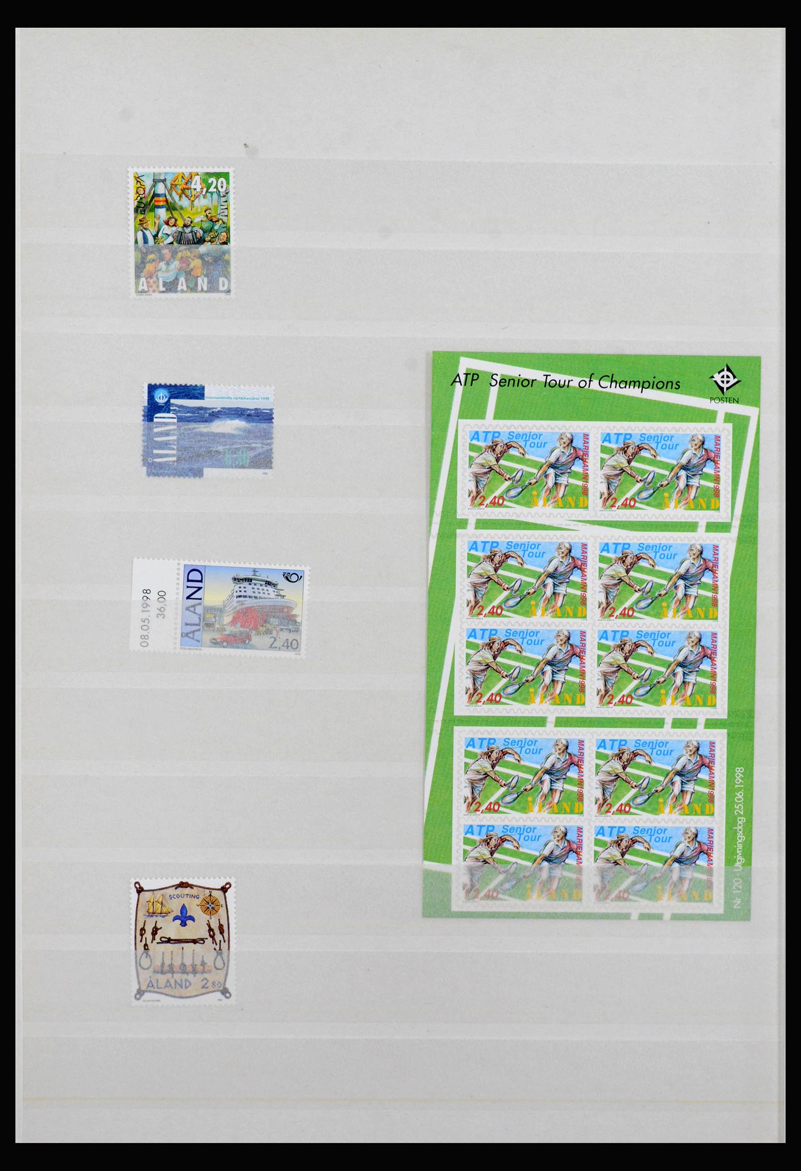40088 0016 - Postzegelverzameling 40088 Aland 1984-2018.