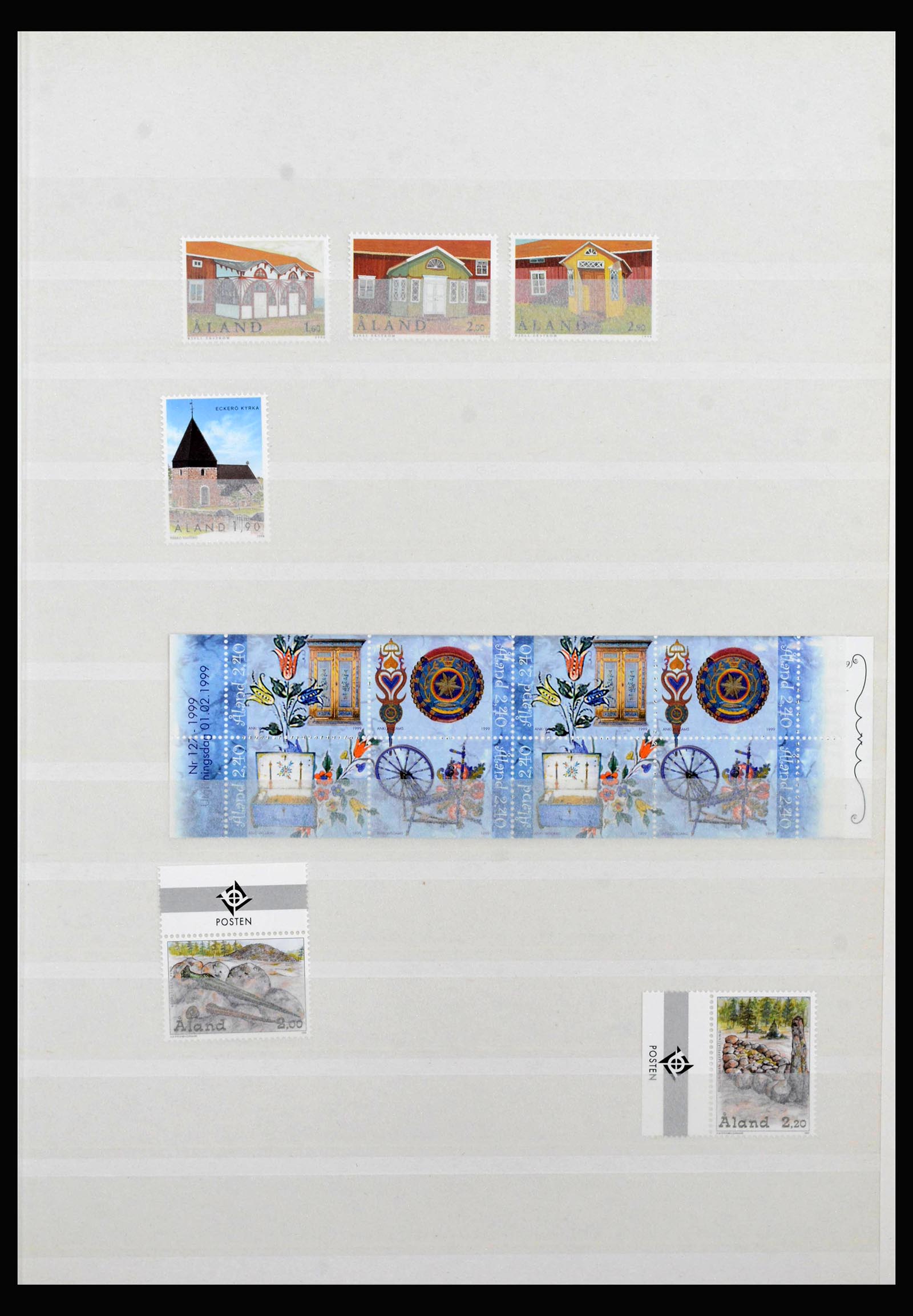 40088 0019 - Postzegelverzameling 40088 Aland 1984-2018.