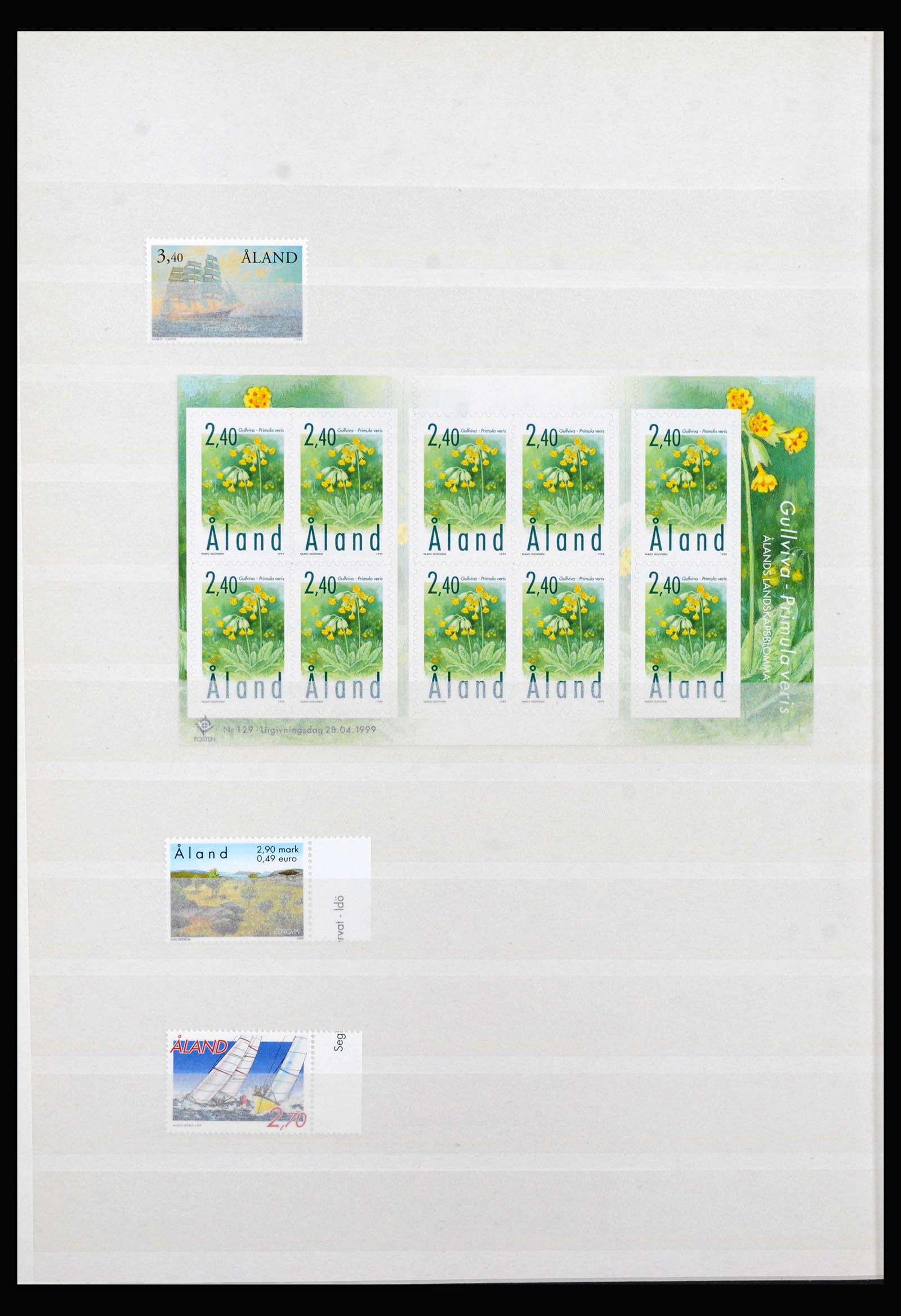 40088 0020 - Postzegelverzameling 40088 Aland 1984-2018.