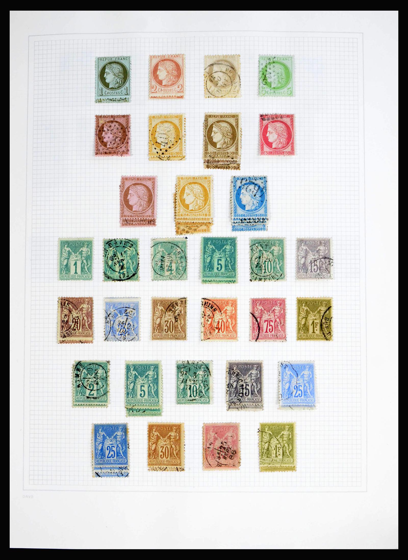 40095 0003 - Stamp collection 40095 France TOP collection 1849-1995.