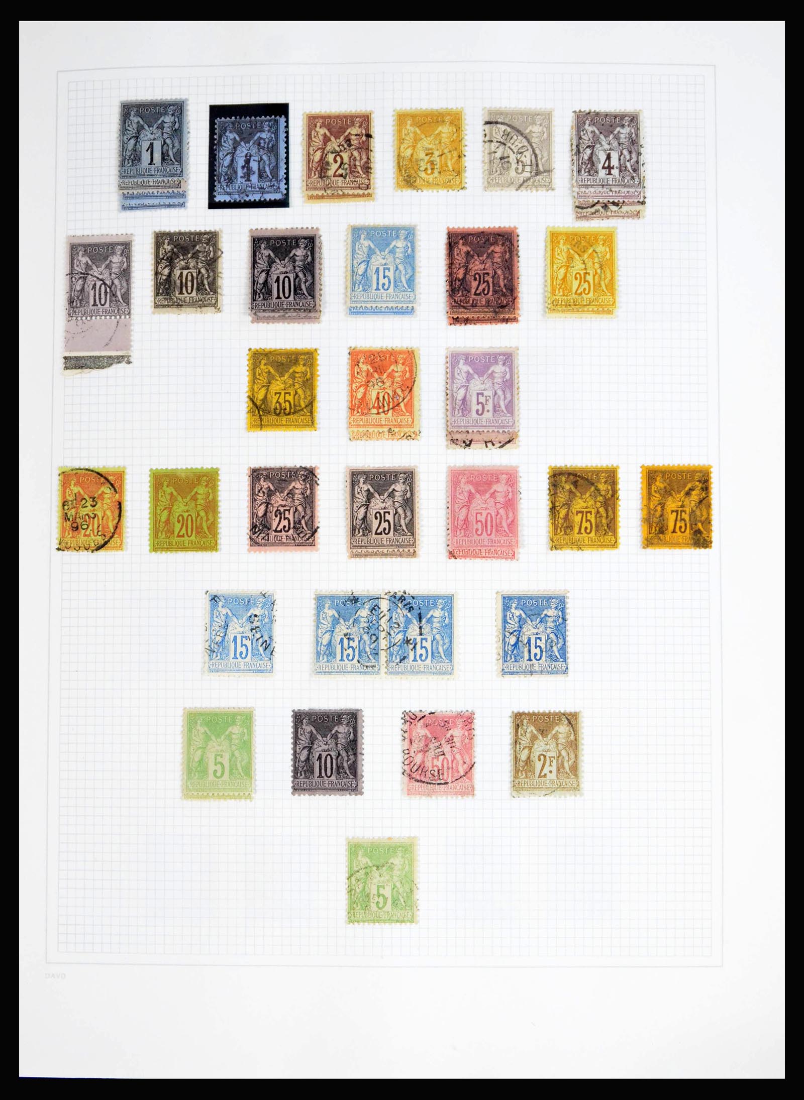 40095 0004 - Stamp collection 40095 France TOP collection 1849-1995.