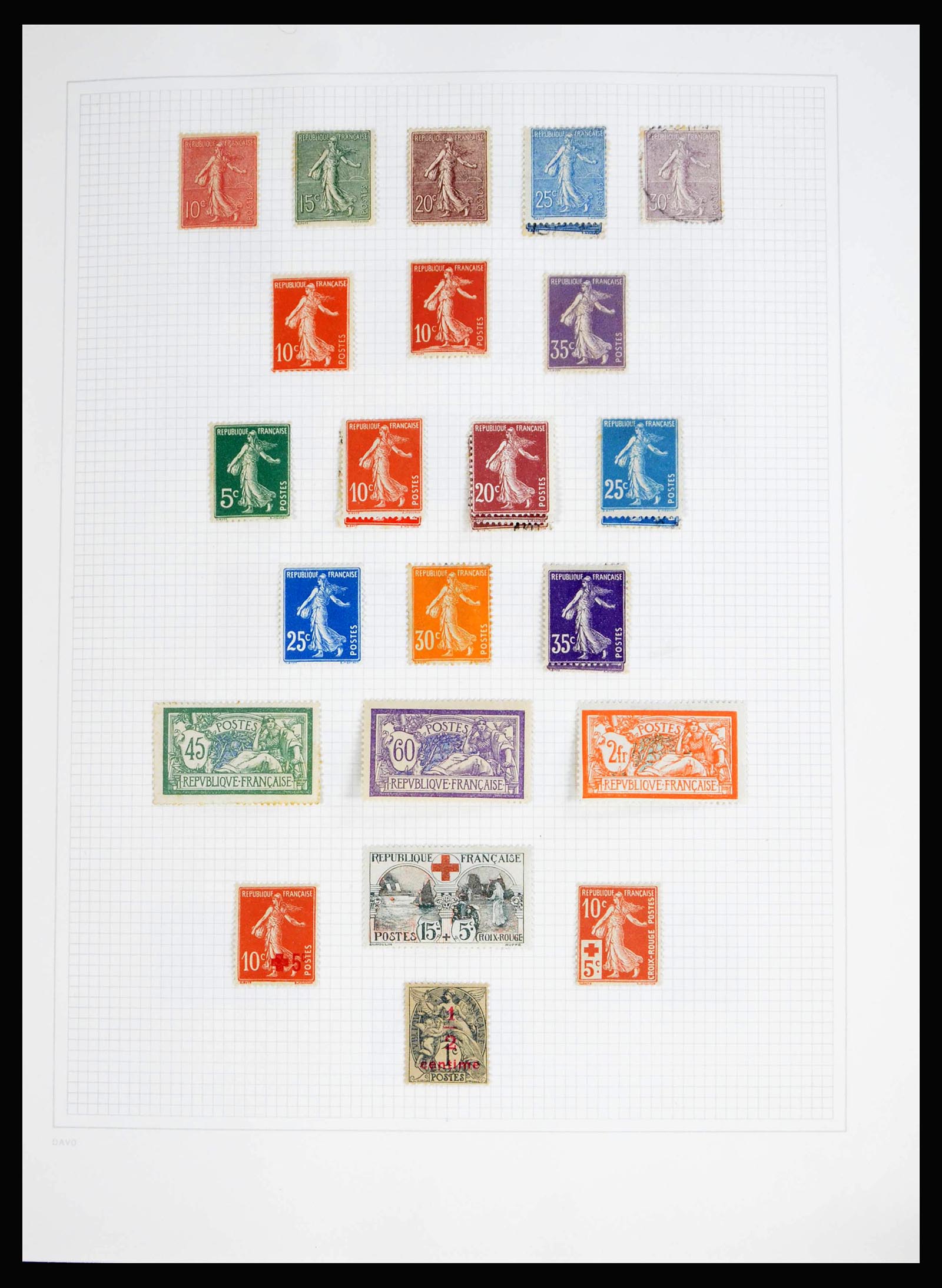 40095 0006 - Stamp collection 40095 France TOP collection 1849-1995.