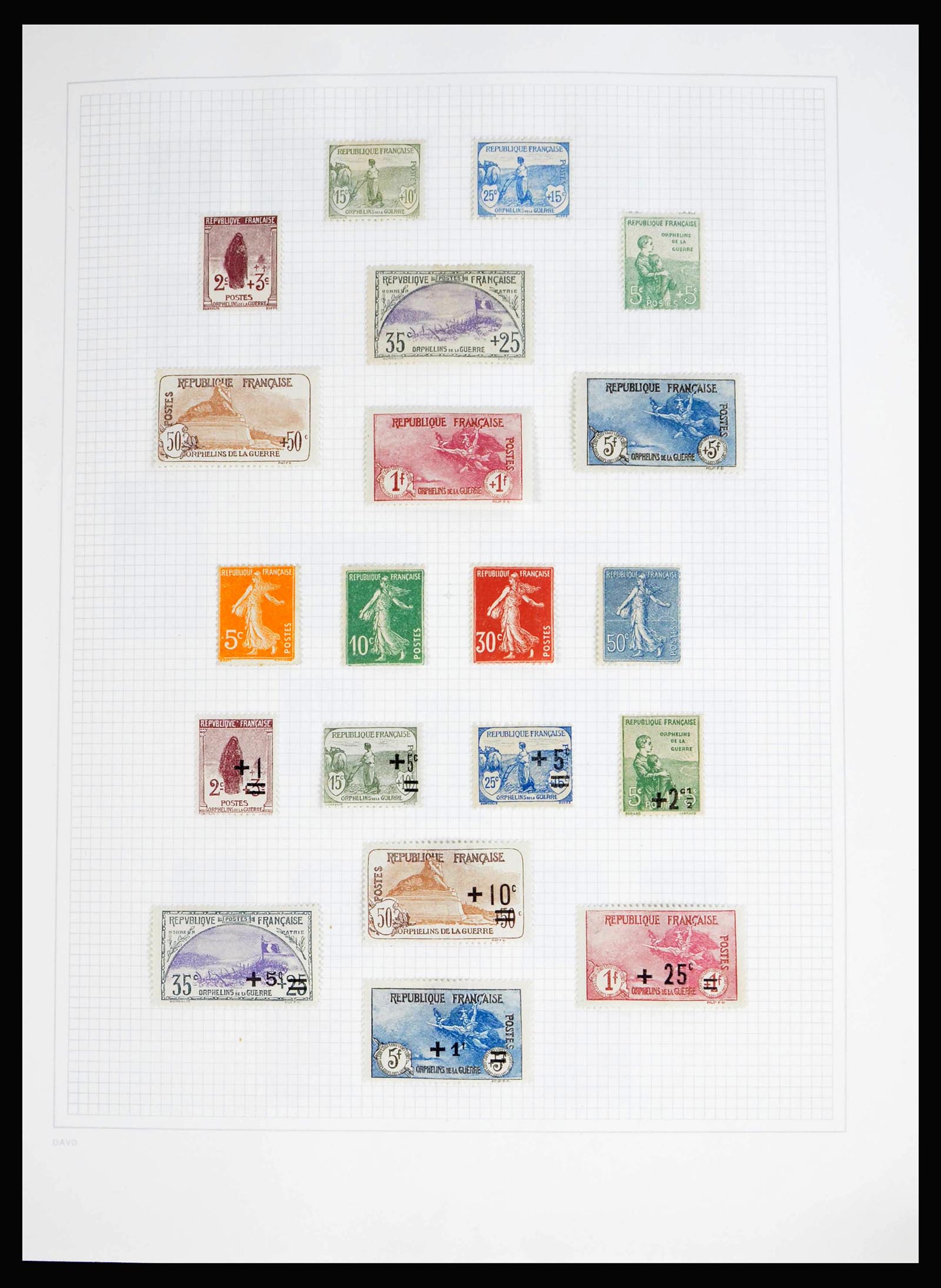 40095 0007 - Stamp collection 40095 France TOP collection 1849-1995.
