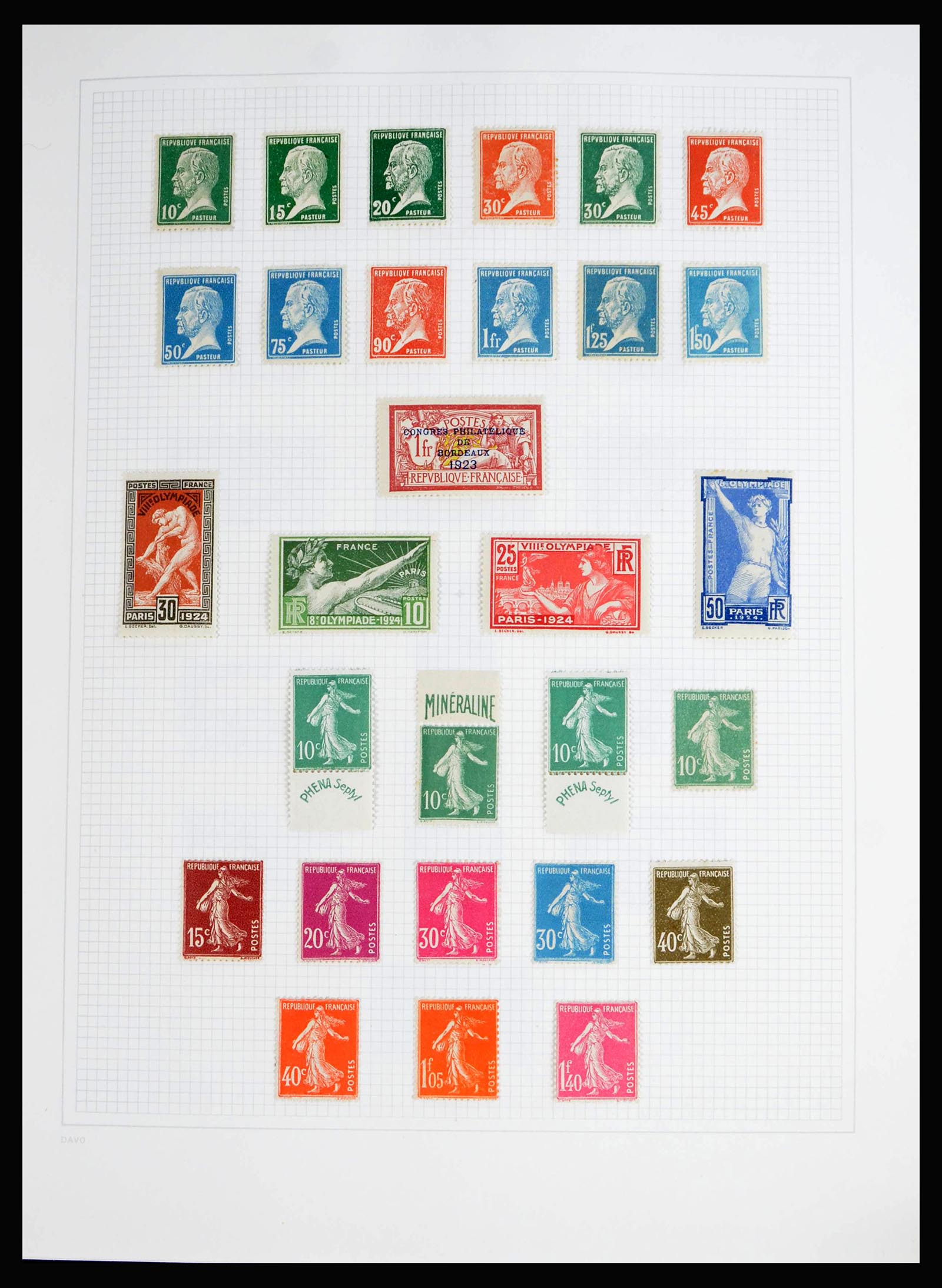 40095 0008 - Stamp collection 40095 France TOP collection 1849-1995.