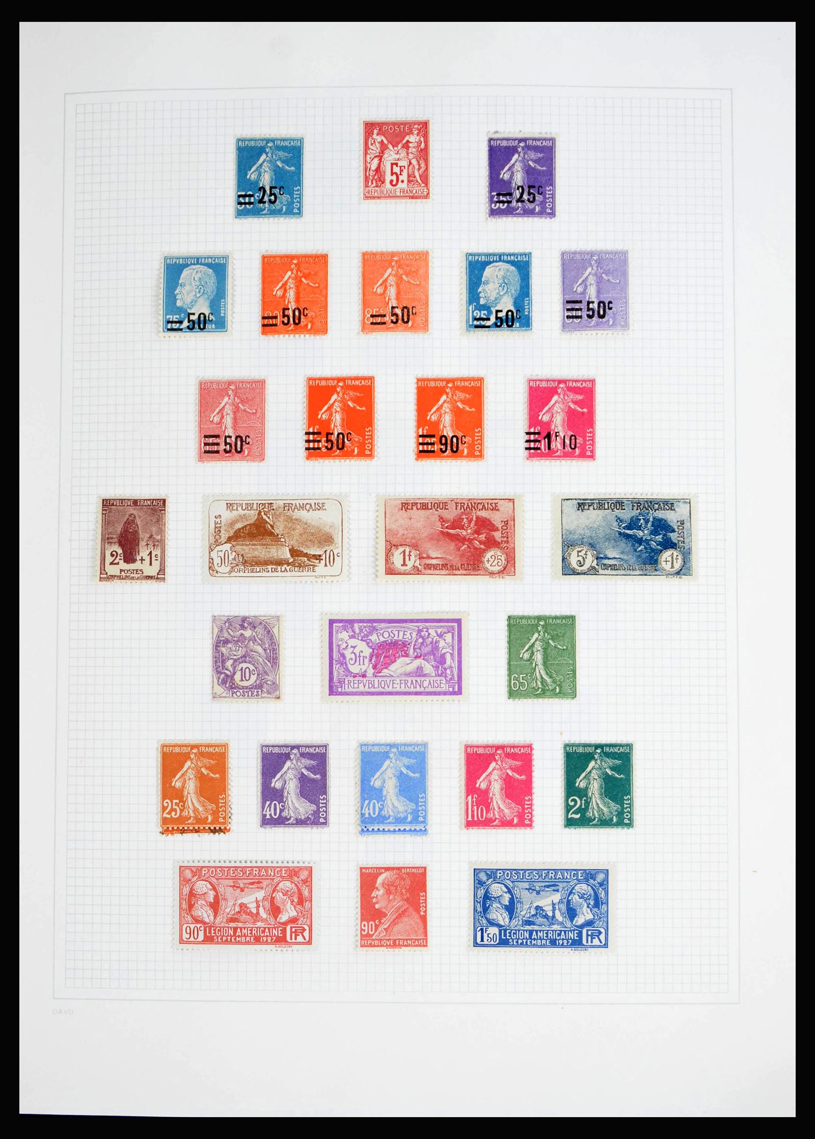40095 0010 - Stamp collection 40095 France TOP collection 1849-1995.