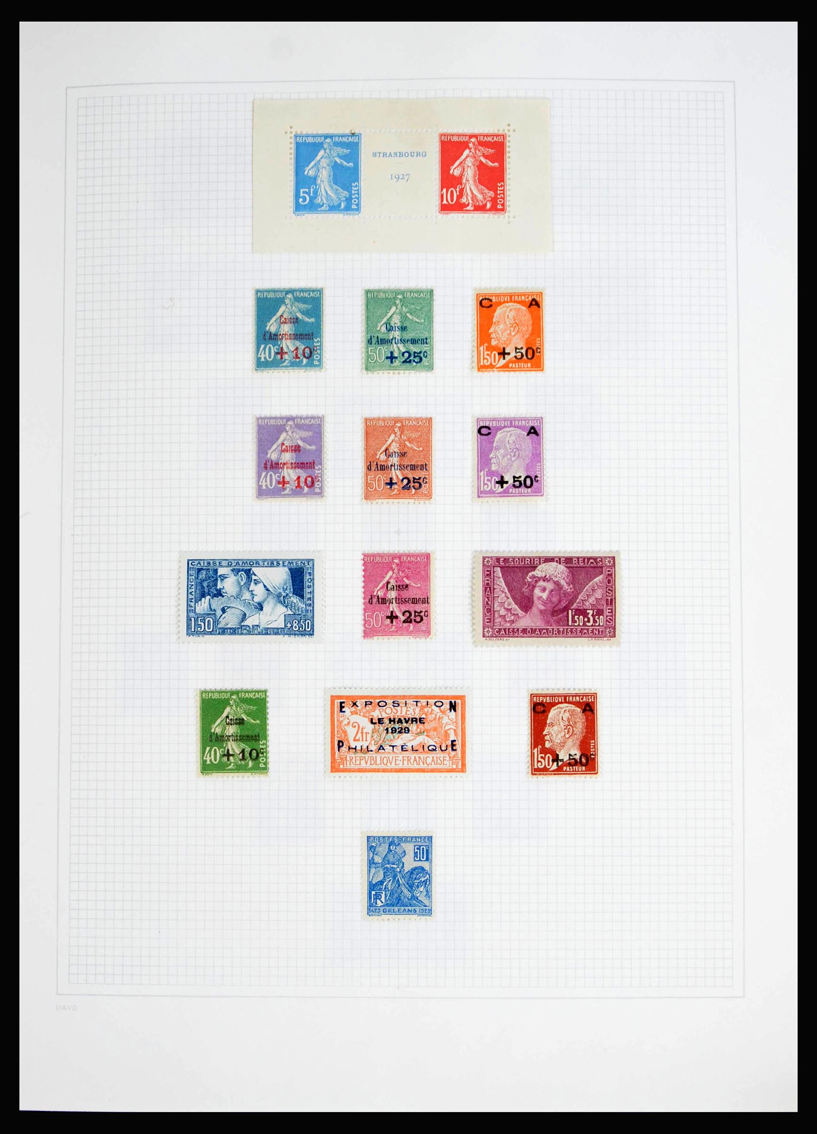 40095 0011 - Stamp collection 40095 France TOP collection 1849-1995.