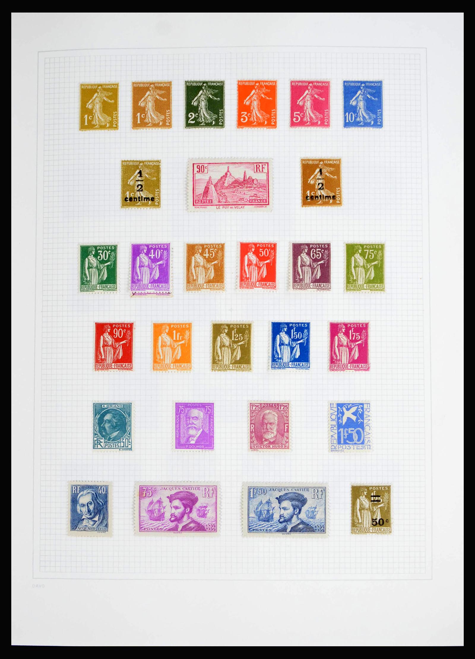 40095 0013 - Stamp collection 40095 France TOP collection 1849-1995.
