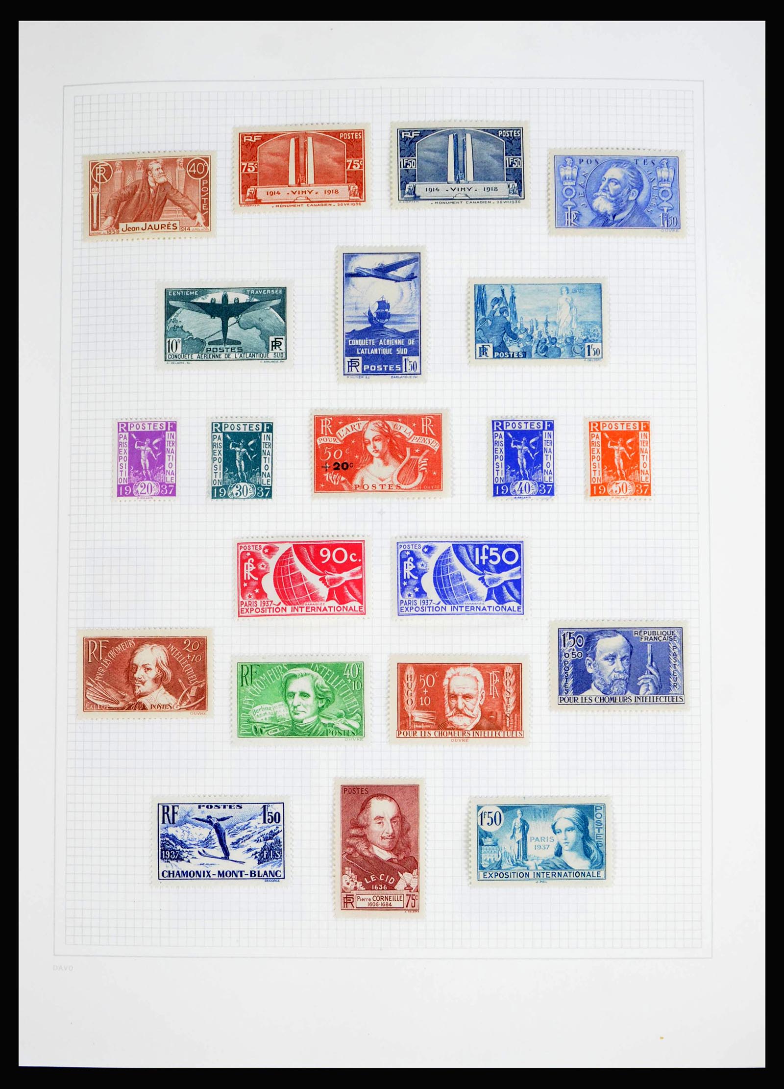 40095 0015 - Stamp collection 40095 France TOP collection 1849-1995.