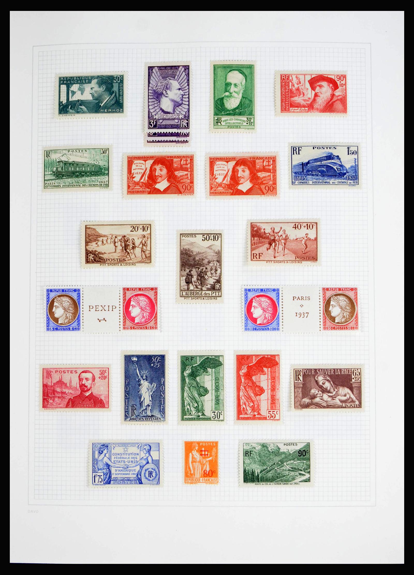 40095 0016 - Stamp collection 40095 France TOP collection 1849-1995.