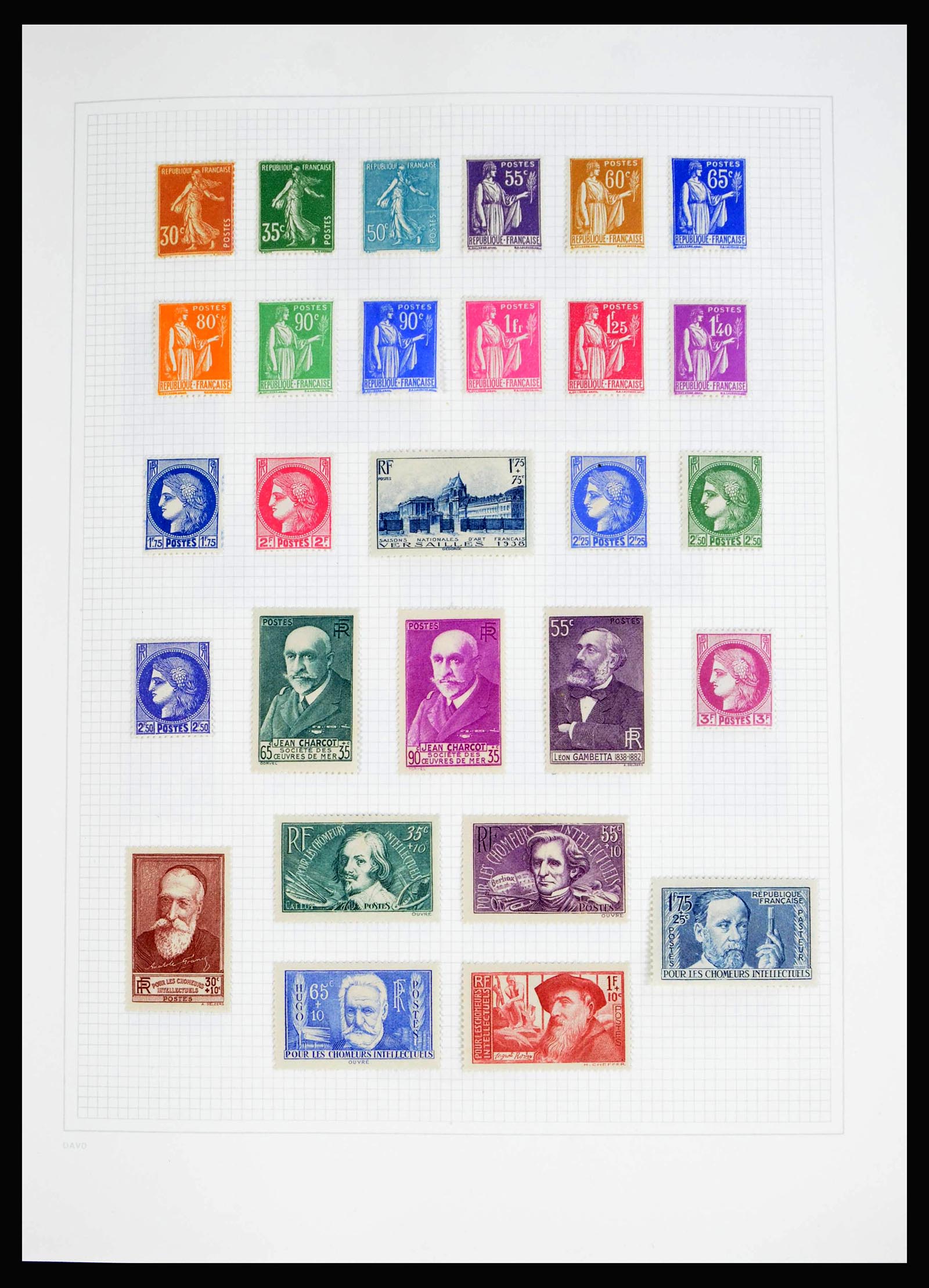 40095 0017 - Stamp collection 40095 France TOP collection 1849-1995.