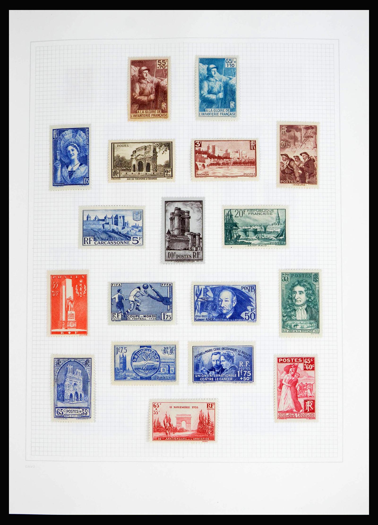 40095 0018 - Stamp collection 40095 France TOP collection 1849-1995.