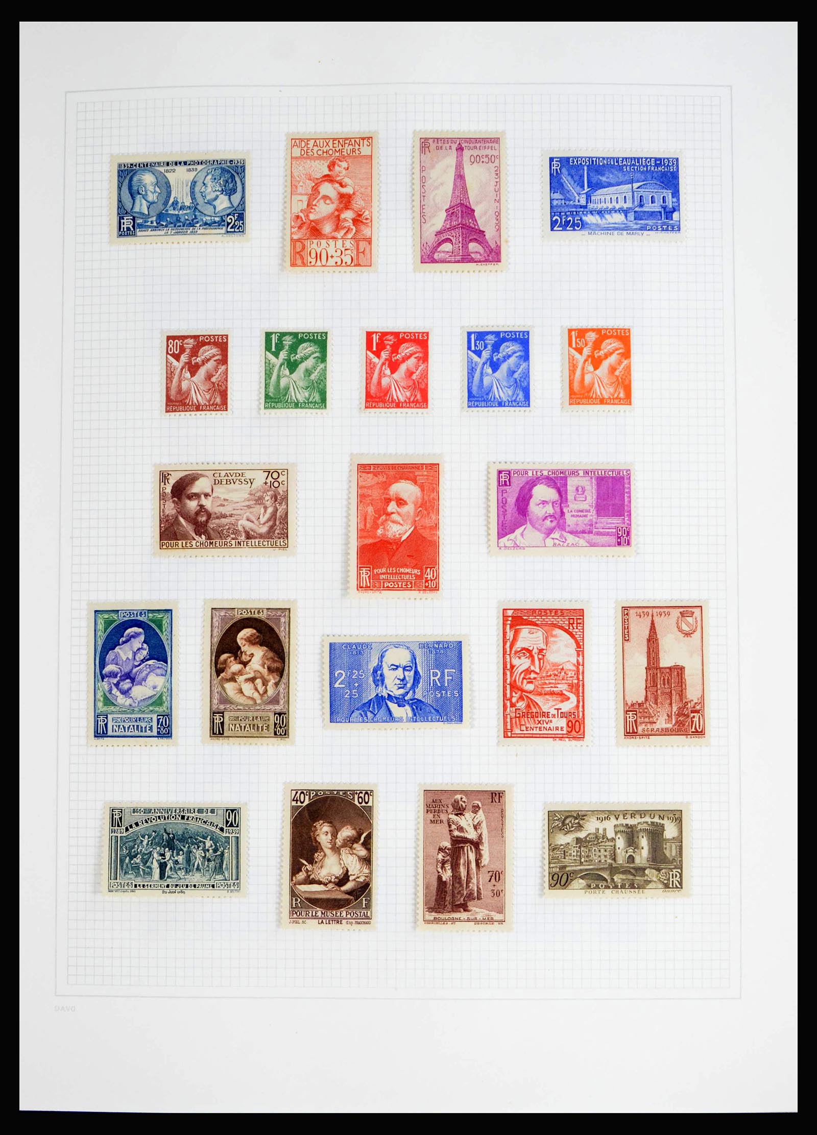 40095 0020 - Stamp collection 40095 France TOP collection 1849-1995.