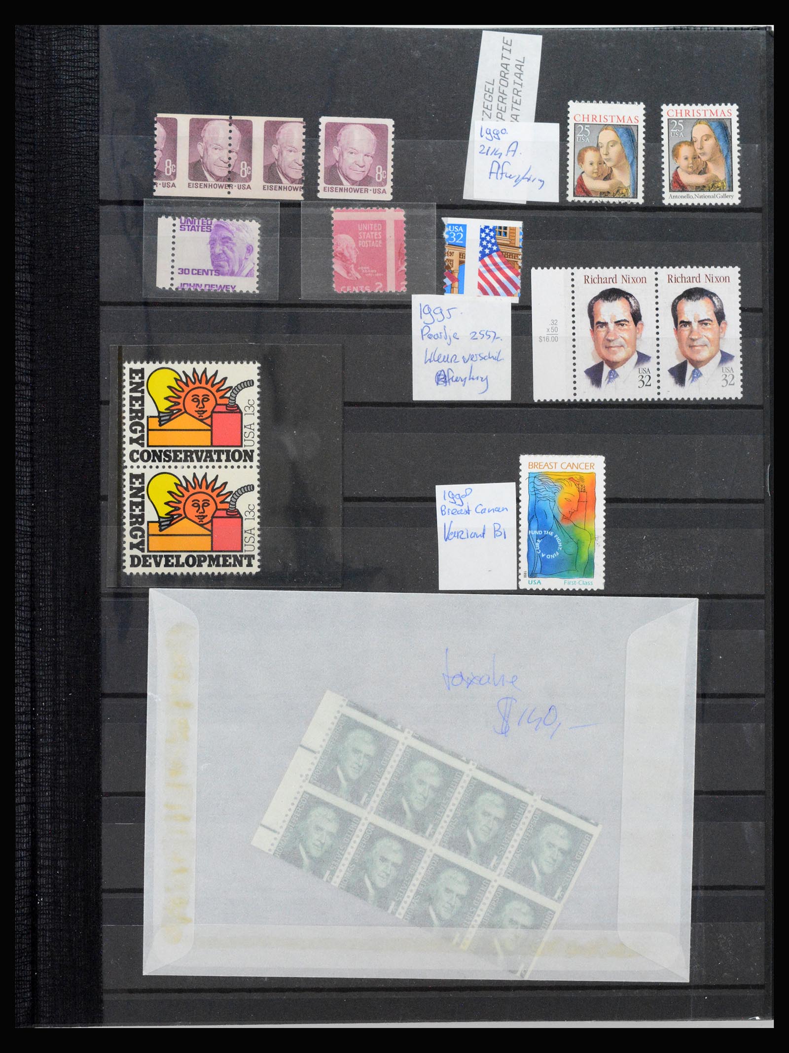 40096 0001 - Postzegelverzameling 40096 USA variëteiten 1954-2012.