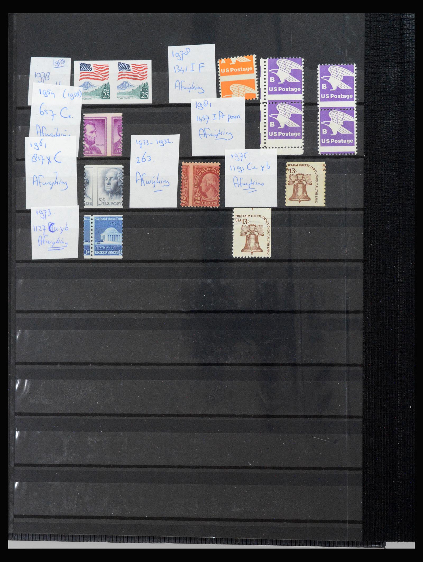 40096 0002 - Postzegelverzameling 40096 USA variëteiten 1954-2012.