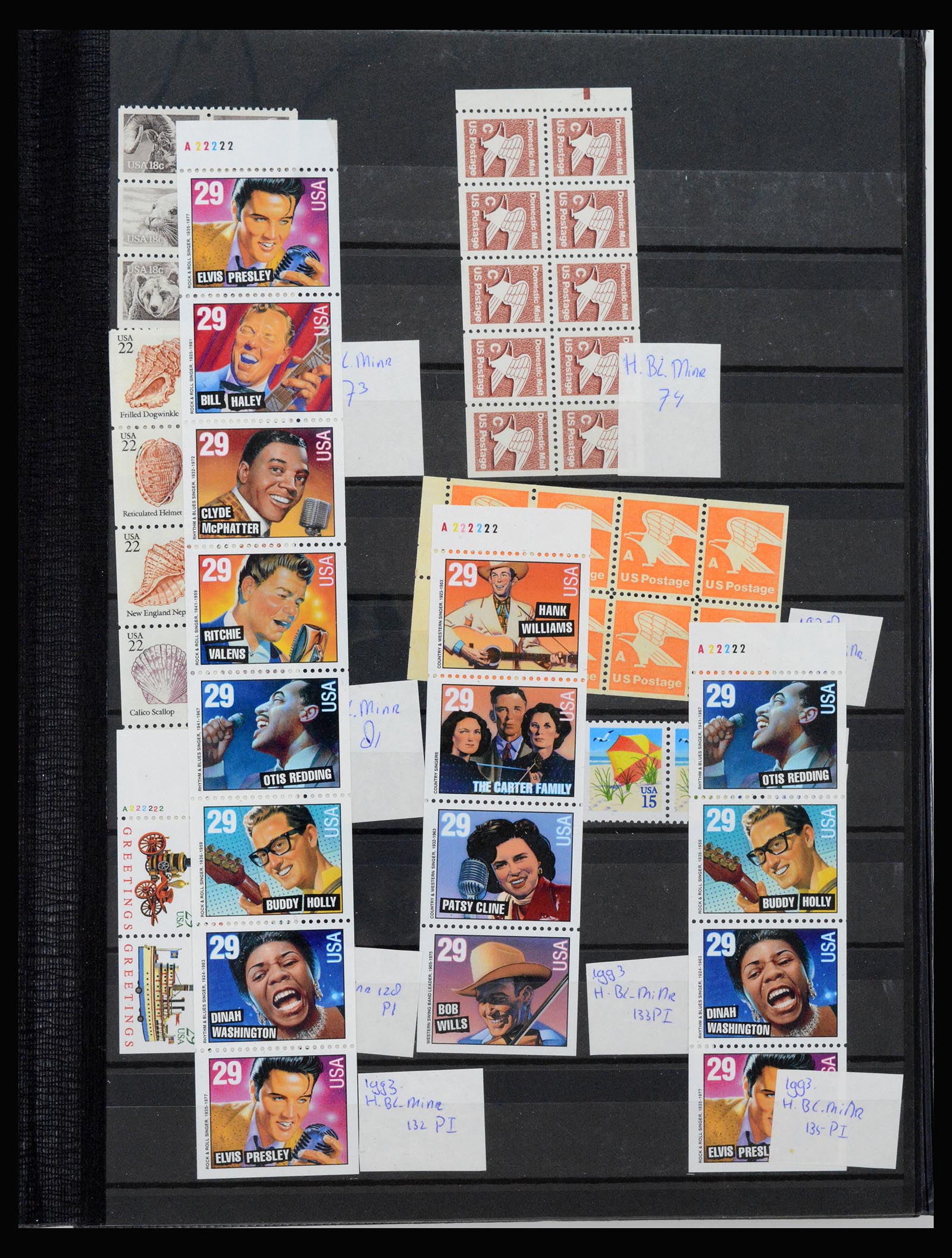 40096 0013 - Postzegelverzameling 40096 USA variëteiten 1954-2012.