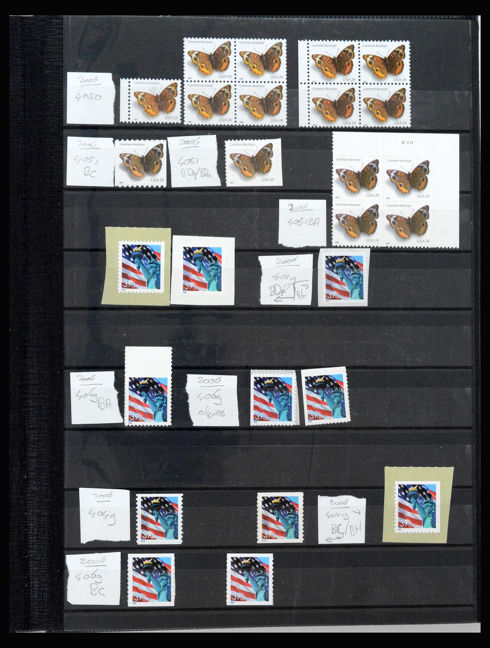 40096 0015 - Postzegelverzameling 40096 USA variëteiten 1954-2012.