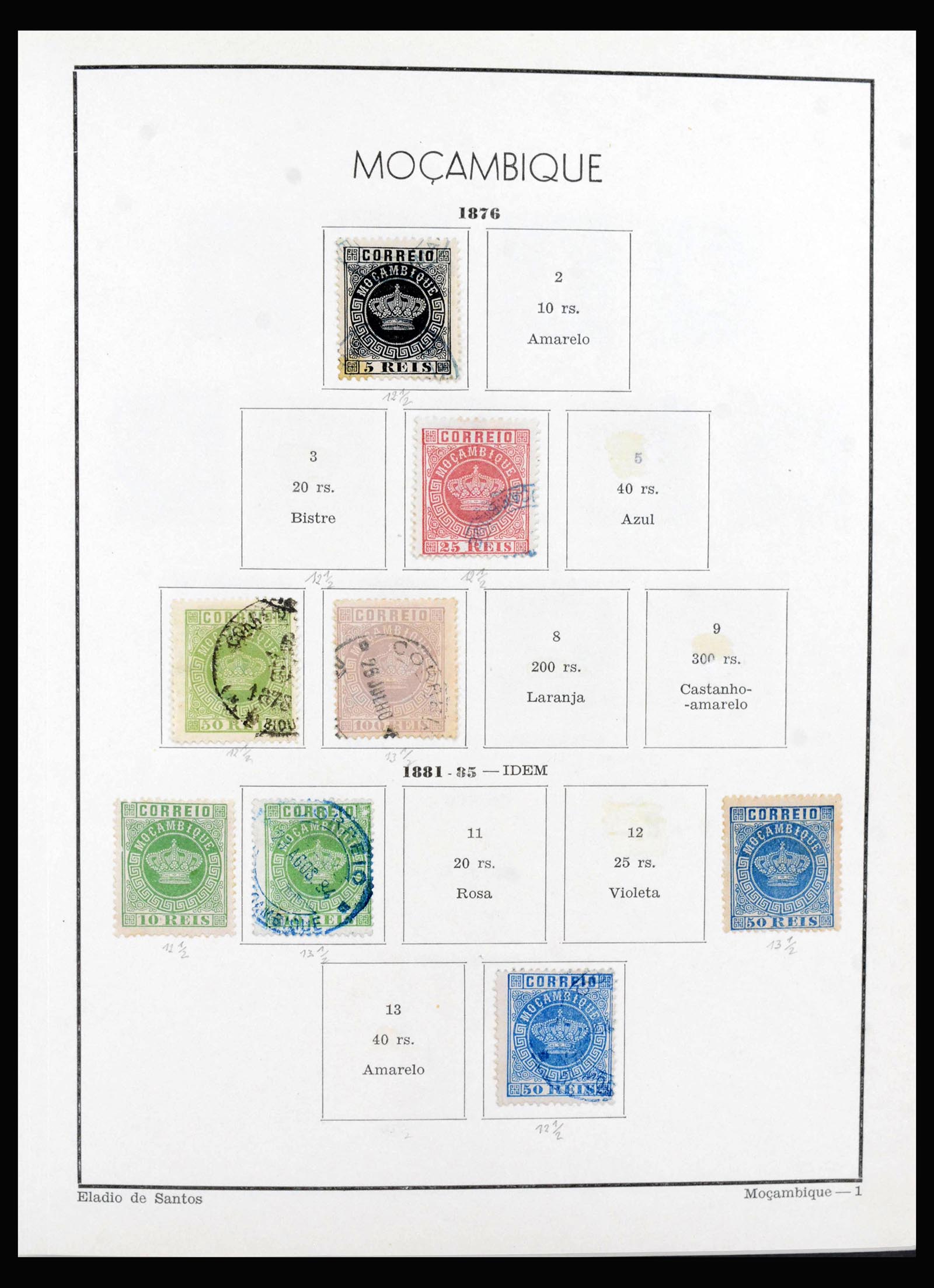 40098 0001 - Postzegelverzameling 40098 Portugese koloniën 1876-1973.