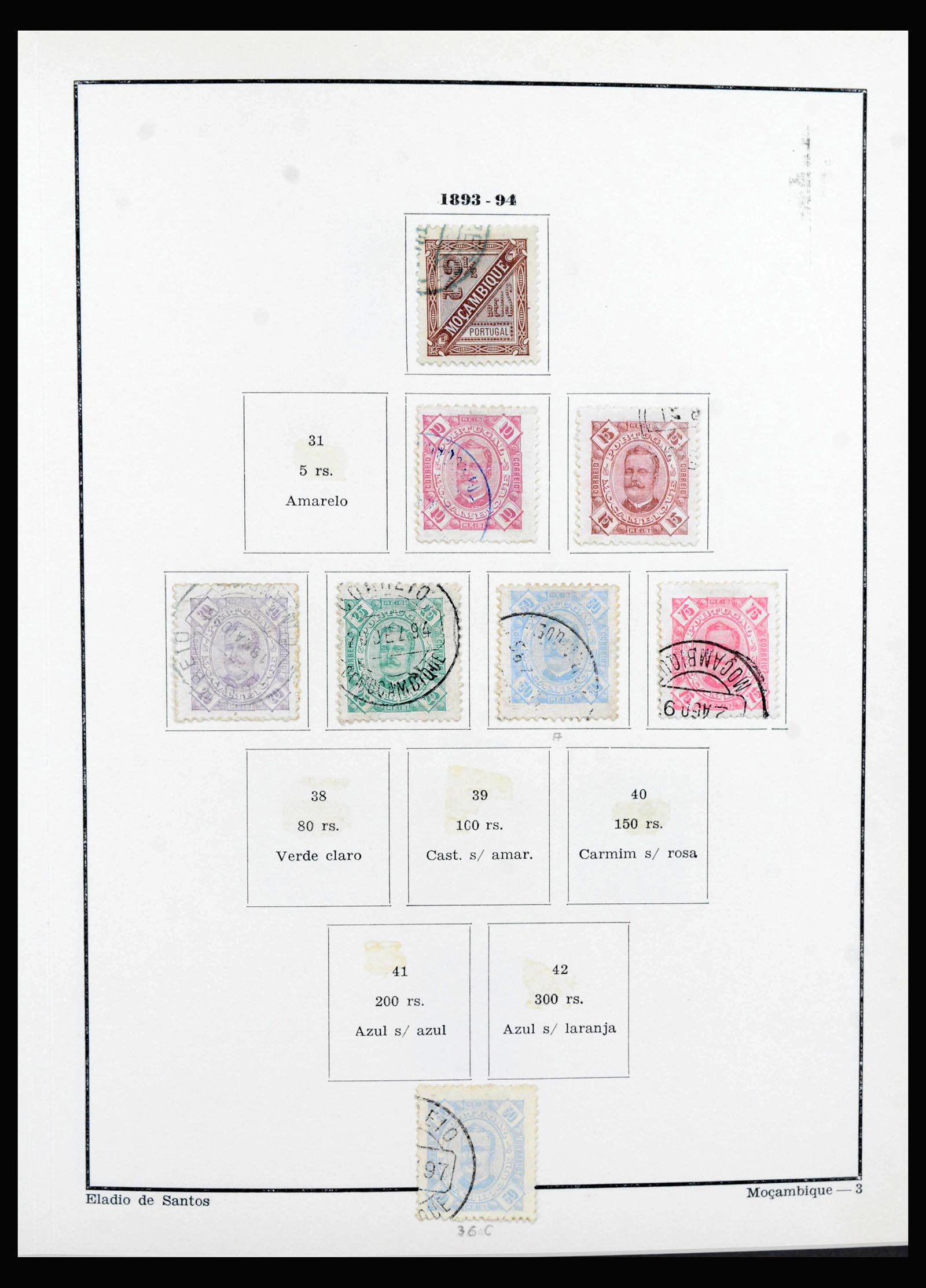 40098 0003 - Postzegelverzameling 40098 Portugese koloniën 1876-1973.