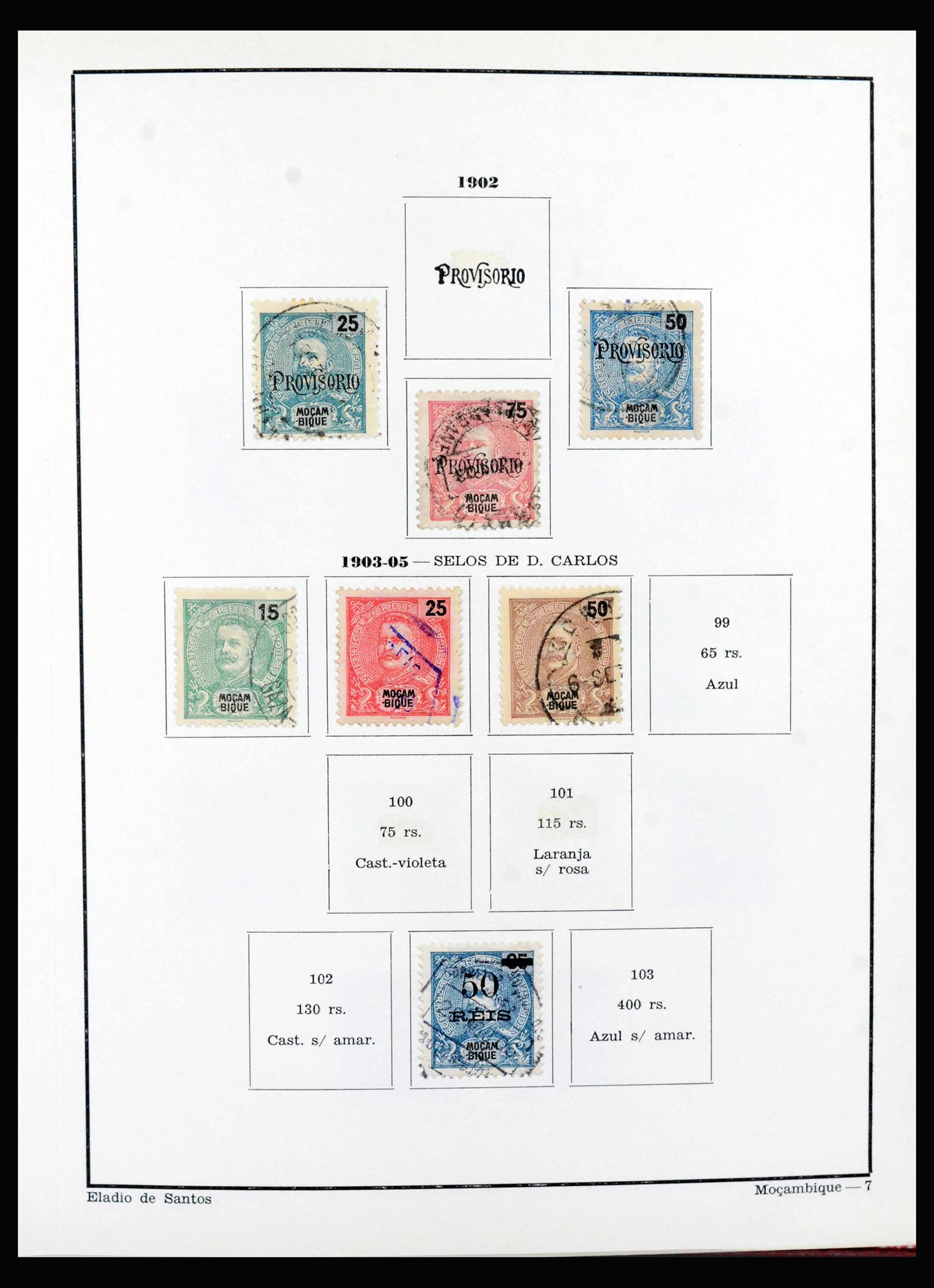 40098 0007 - Postzegelverzameling 40098 Portugese koloniën 1876-1973.