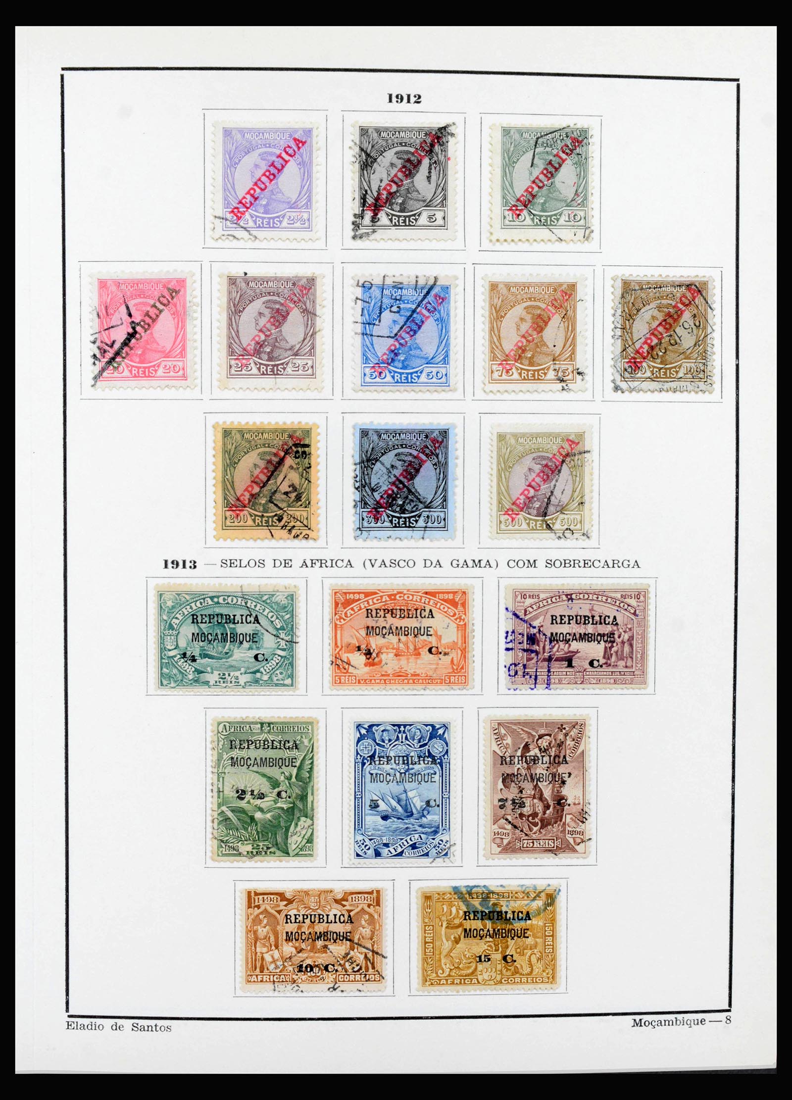 40098 0009 - Postzegelverzameling 40098 Portugese koloniën 1876-1973.