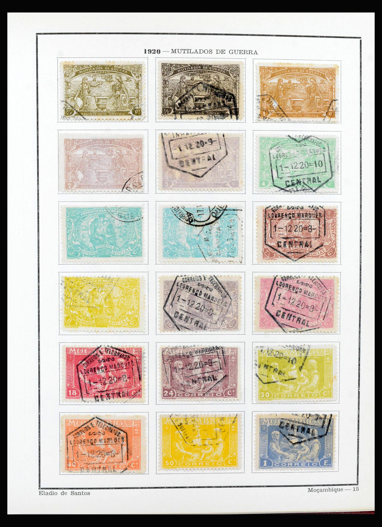 40098 0017 - Postzegelverzameling 40098 Portugese koloniën 1876-1973.