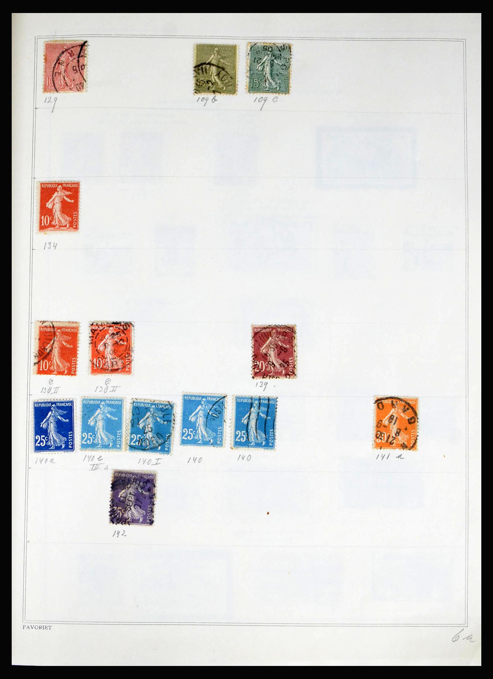 40100 0012 - Postzegelverzameling 40100 Frankrijk 1849-1983.
