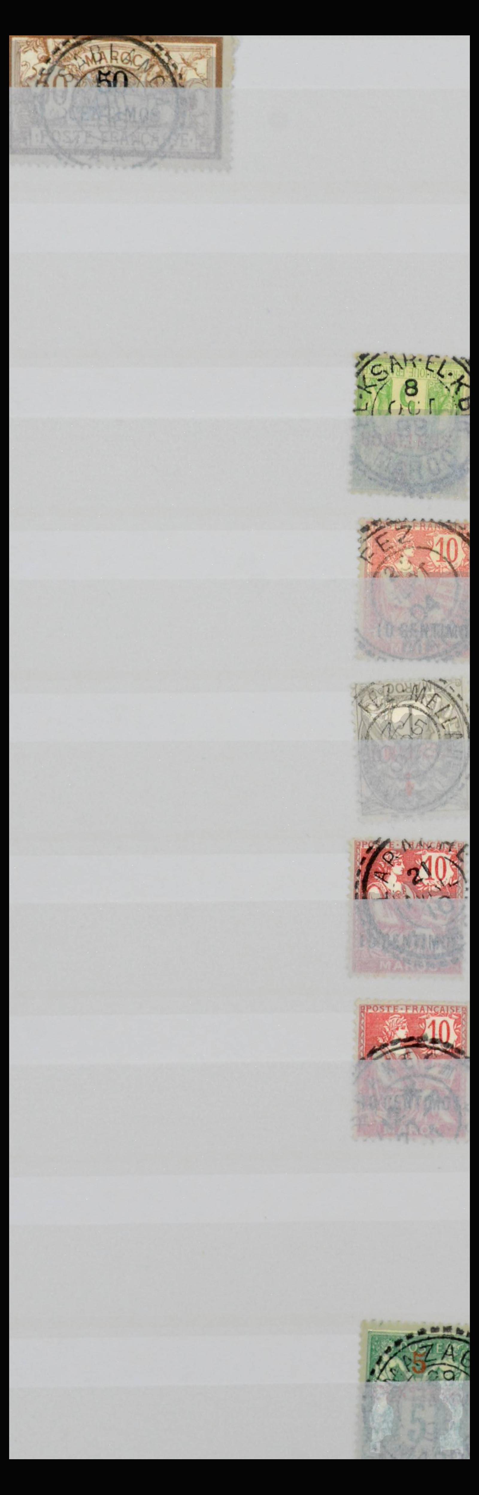 40101 0006 - Postzegelverzameling 40101 Marokko stempels 1880-1940.