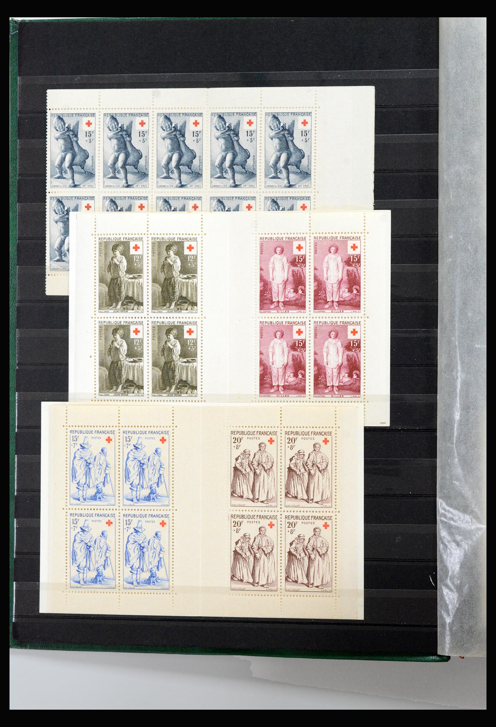 40103 0002 - Postzegelverzameling 40103 Frankrijk postzegelboekjes 1952-2001.