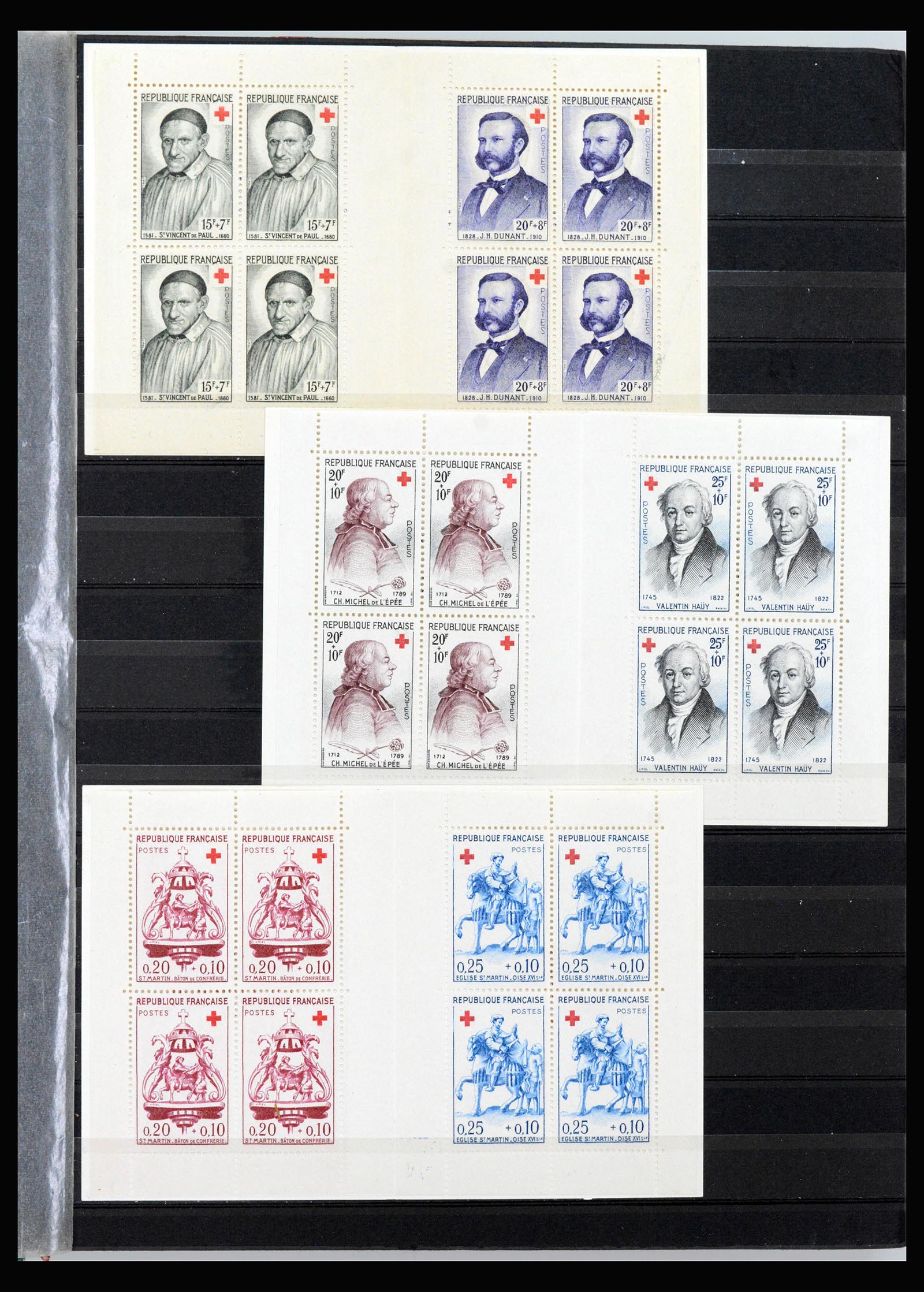 40103 0003 - Postzegelverzameling 40103 Frankrijk postzegelboekjes 1952-2001.