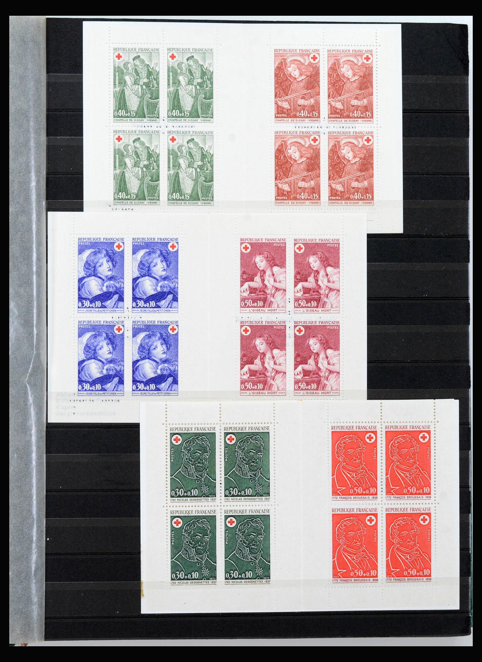 40103 0007 - Postzegelverzameling 40103 Frankrijk postzegelboekjes 1952-2001.