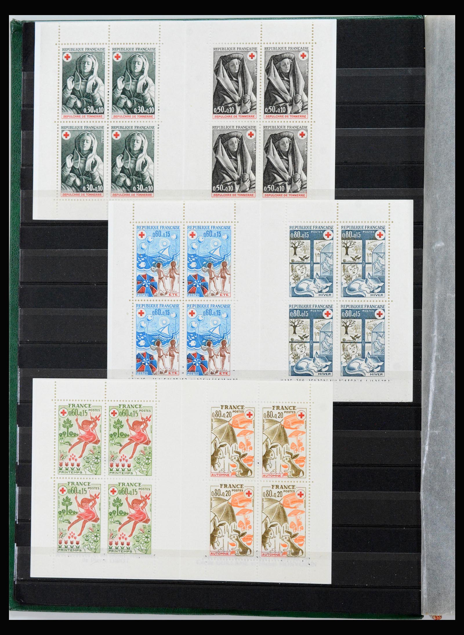 40103 0008 - Postzegelverzameling 40103 Frankrijk postzegelboekjes 1952-2001.