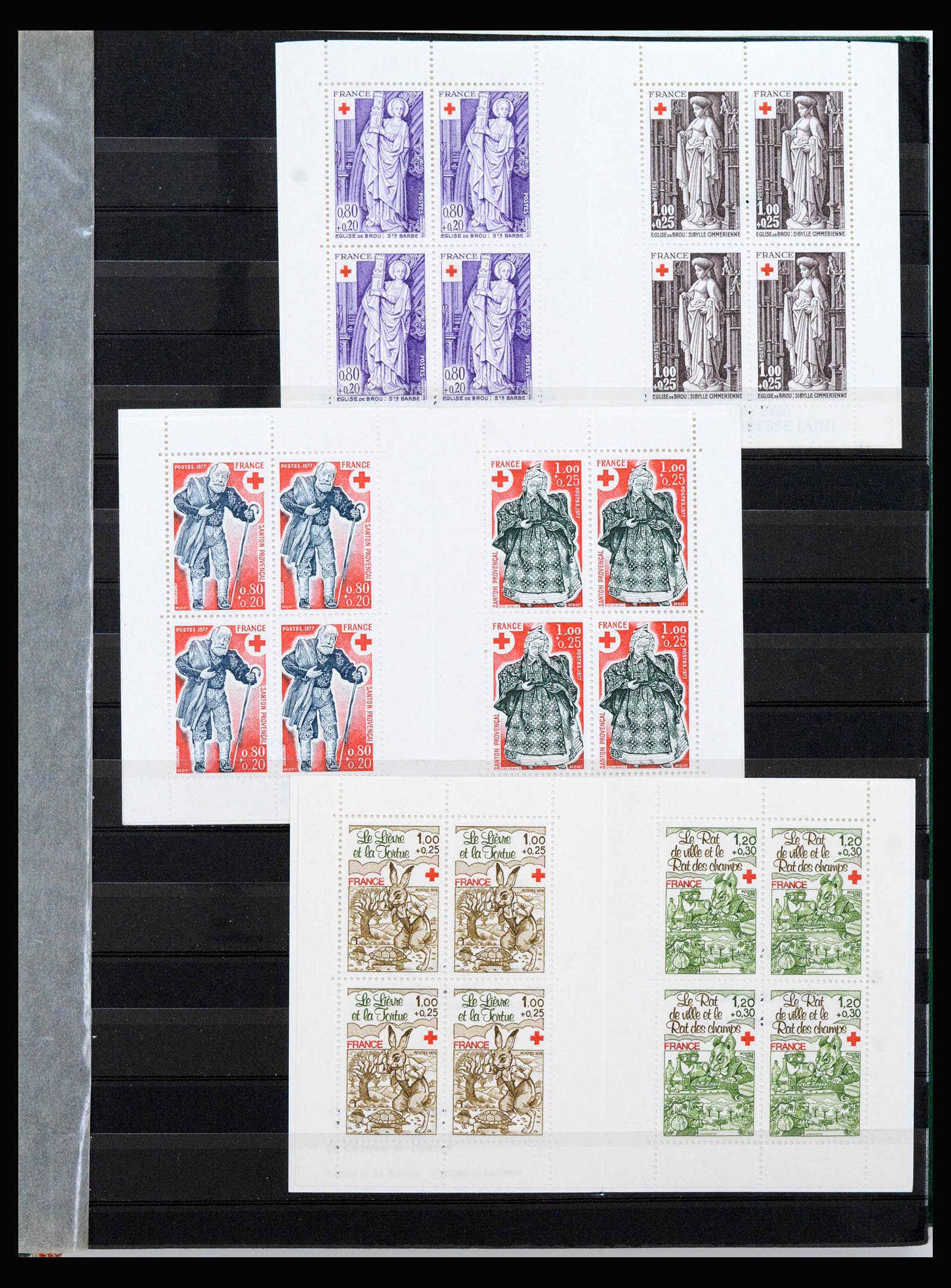40103 0009 - Postzegelverzameling 40103 Frankrijk postzegelboekjes 1952-2001.
