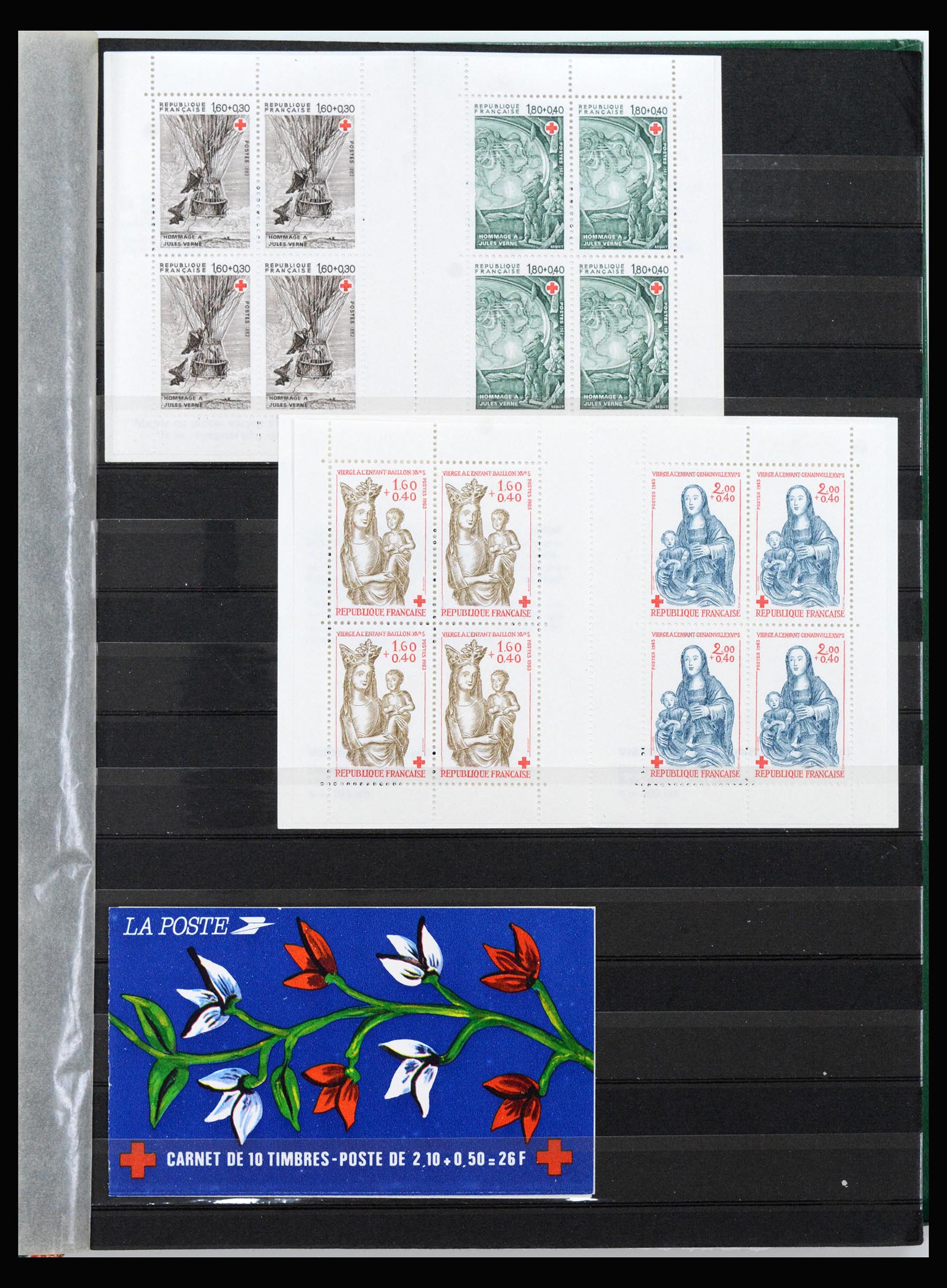 40103 0011 - Postzegelverzameling 40103 Frankrijk postzegelboekjes 1952-2001.