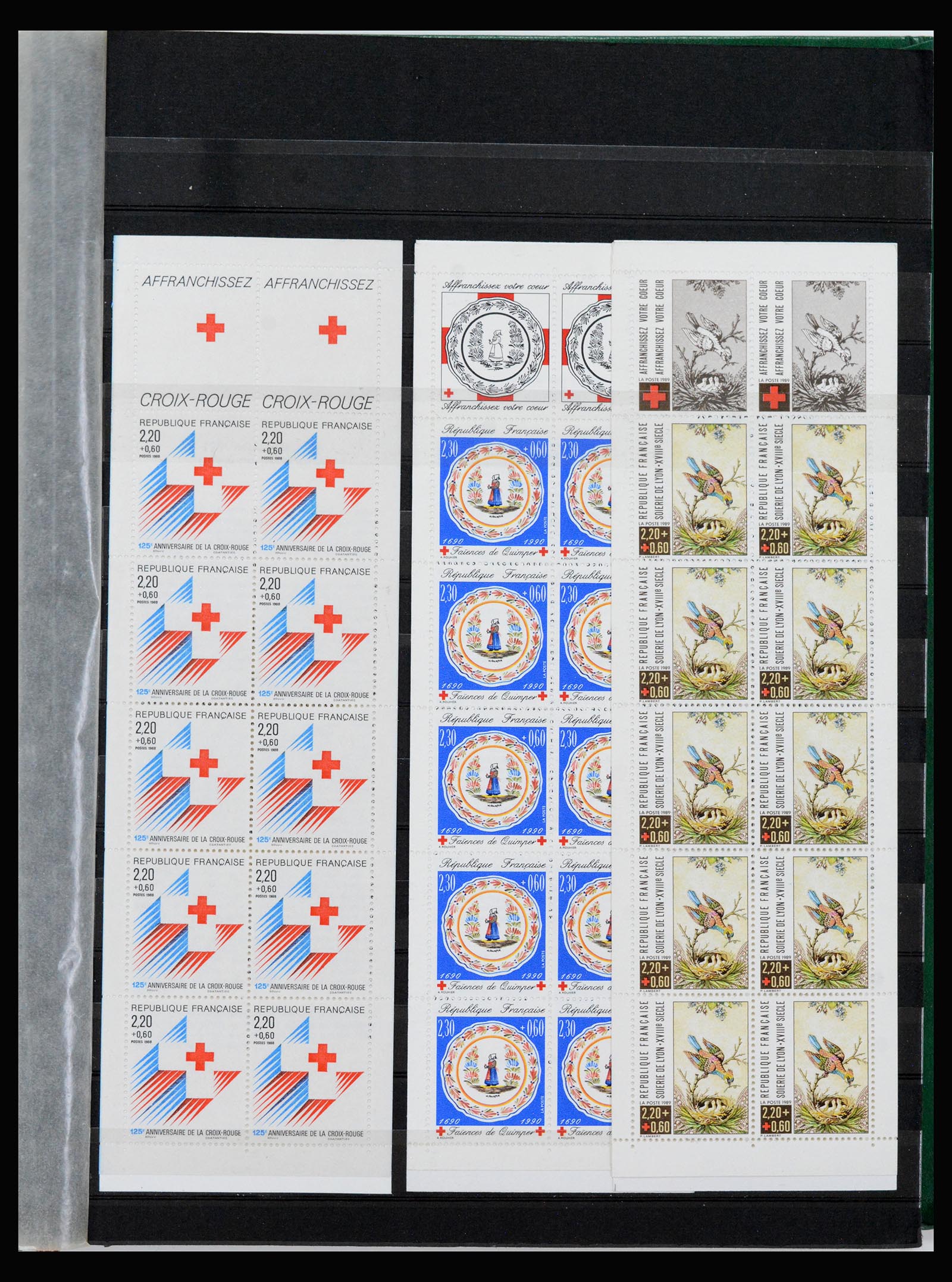 40103 0013 - Postzegelverzameling 40103 Frankrijk postzegelboekjes 1952-2001.