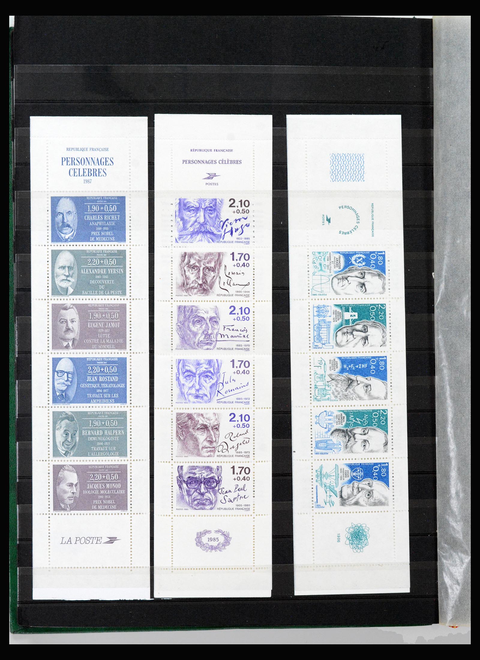 40103 0018 - Postzegelverzameling 40103 Frankrijk postzegelboekjes 1952-2001.